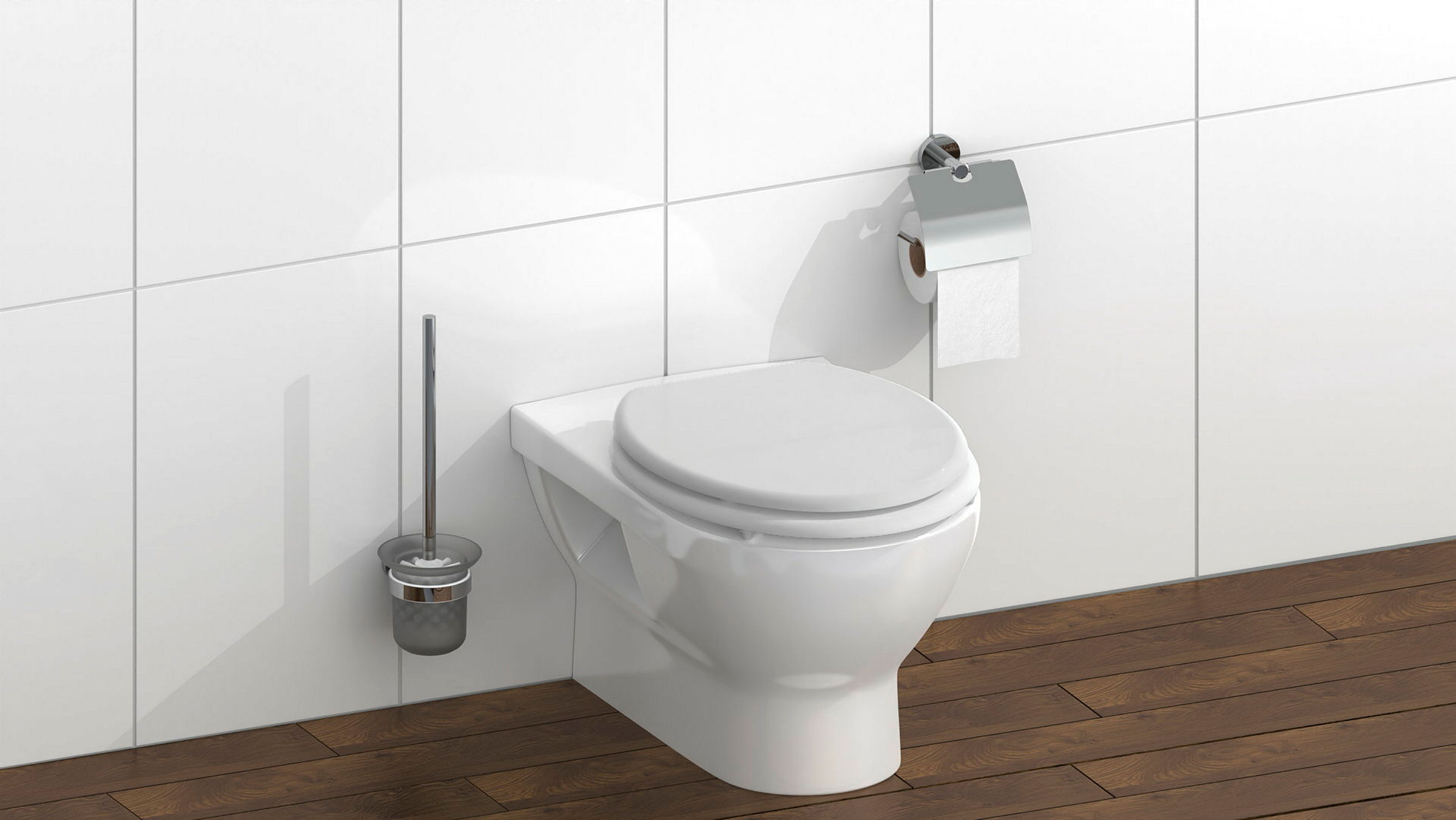 Holzkern WC-Sitz WHITE