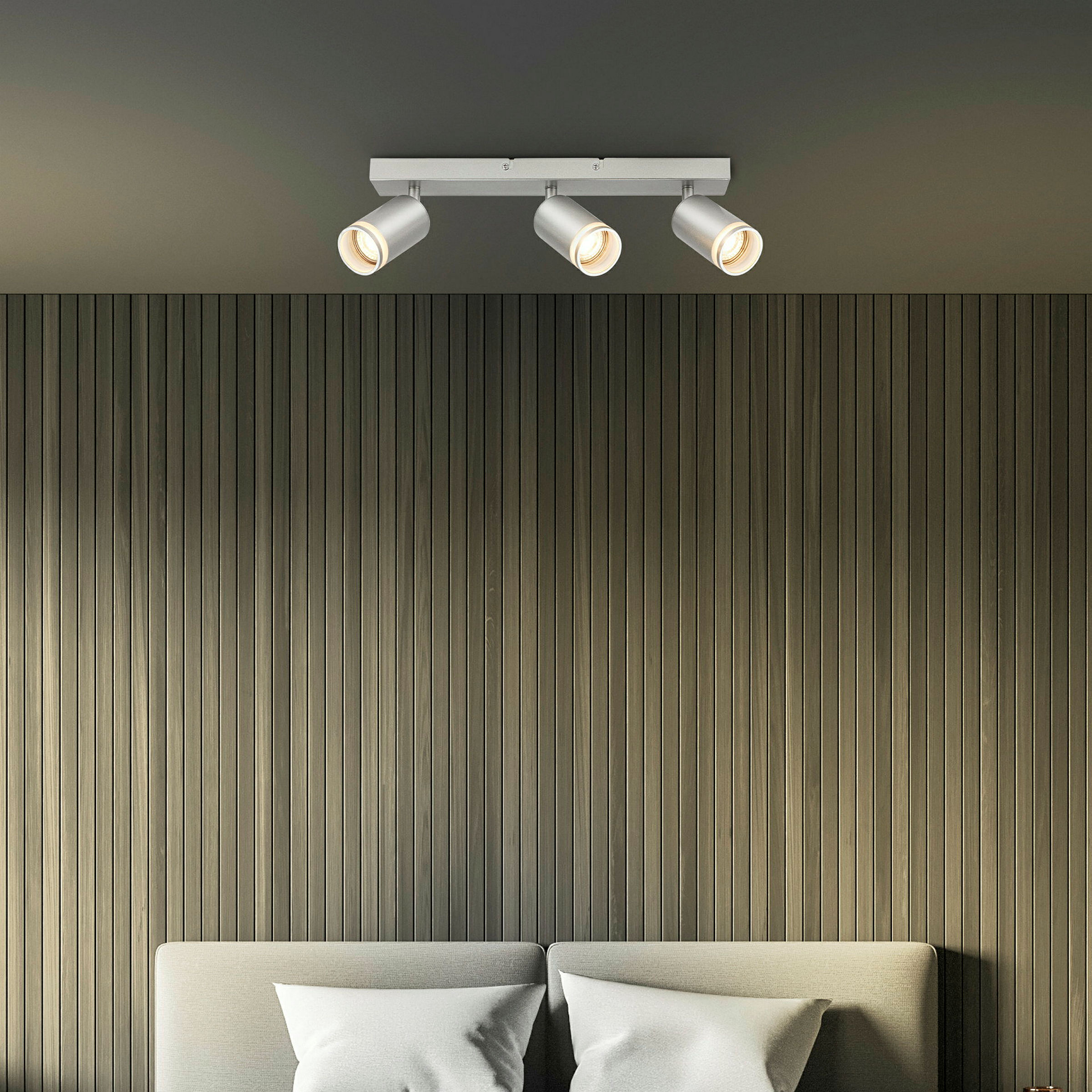 RUB Spot light, 3-flame, GU10/excl. bulb, chrome-matt
