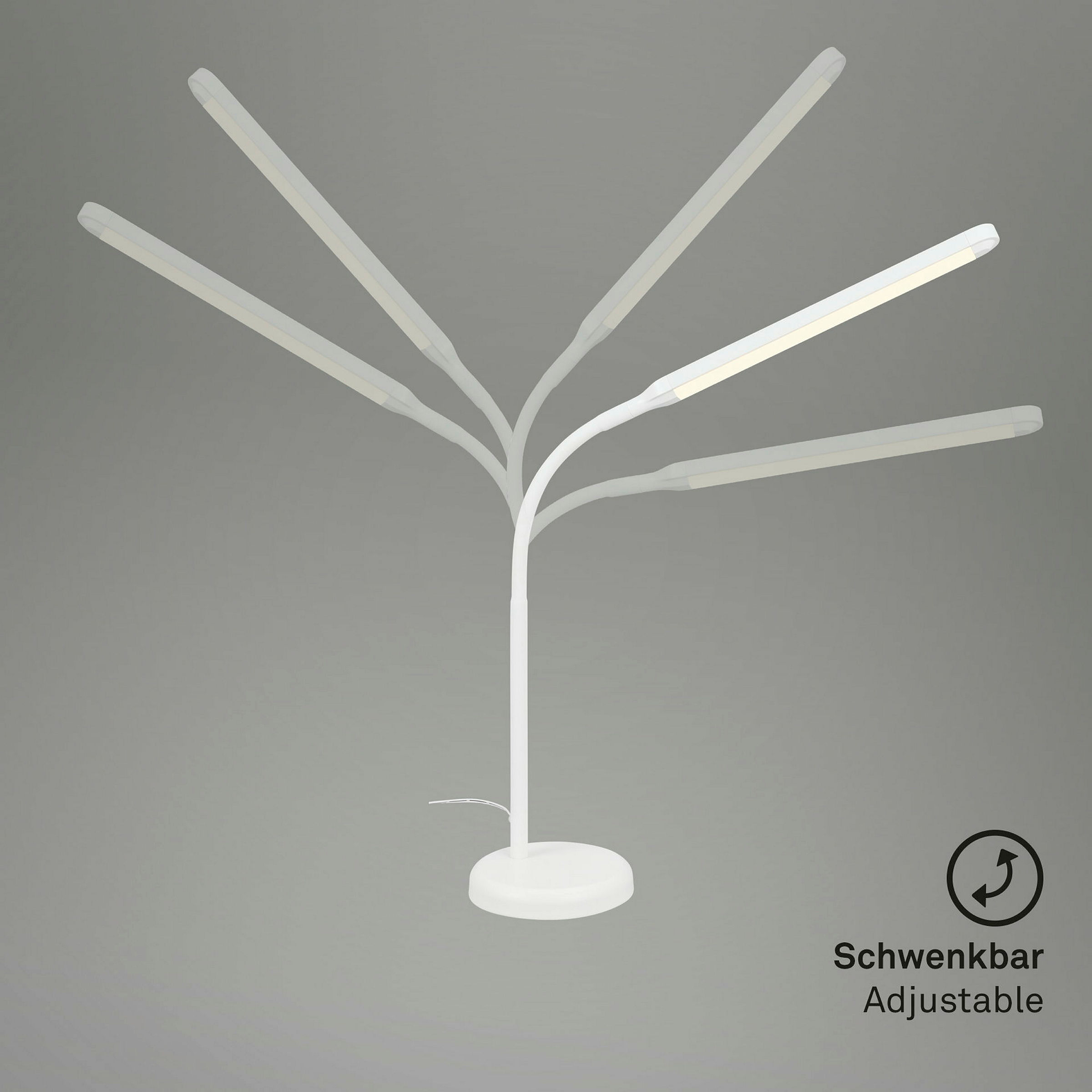 LED Tischleuchte, weiß, 1xLED-Platine/6W