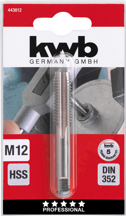 Einschnitt-Gewindebohrer, M12
