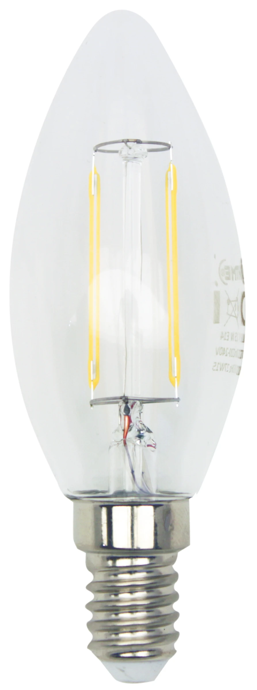 LED Filament Candle C35 2,5W-250lm-E14/827