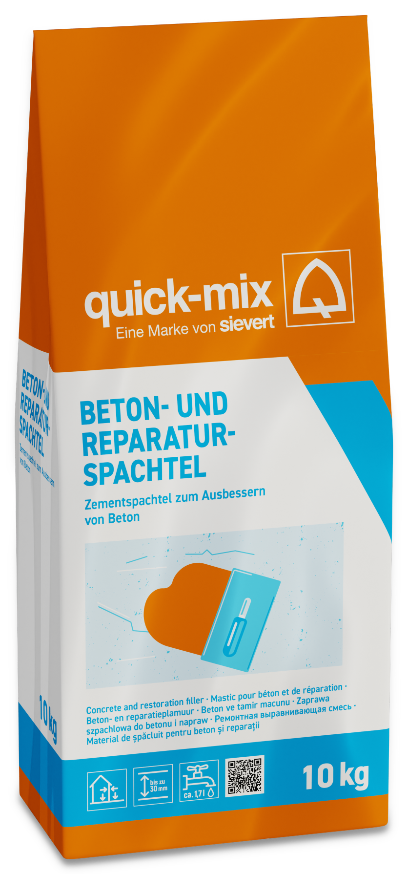 quick-mix Beton u Reparaturspachtel 10 kg