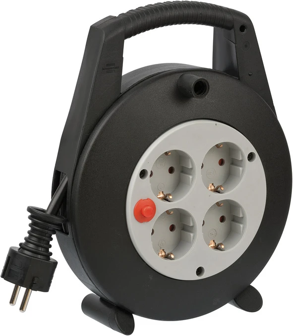Vario-Line VL-L schw.5m H05VV-F3G1.5 Duo-S-System 4-Fach Steckdose
