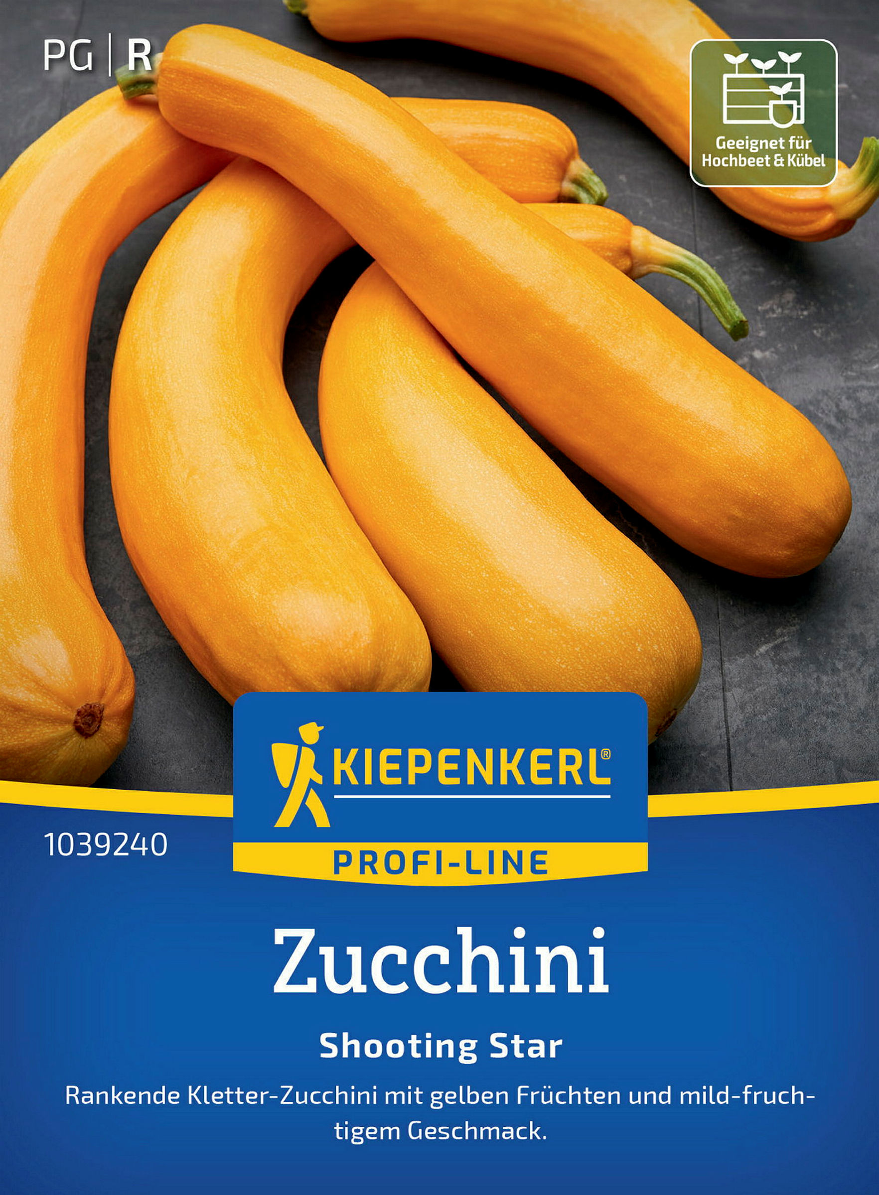 Kiepenkerl Zucchini Shooting Star, F1