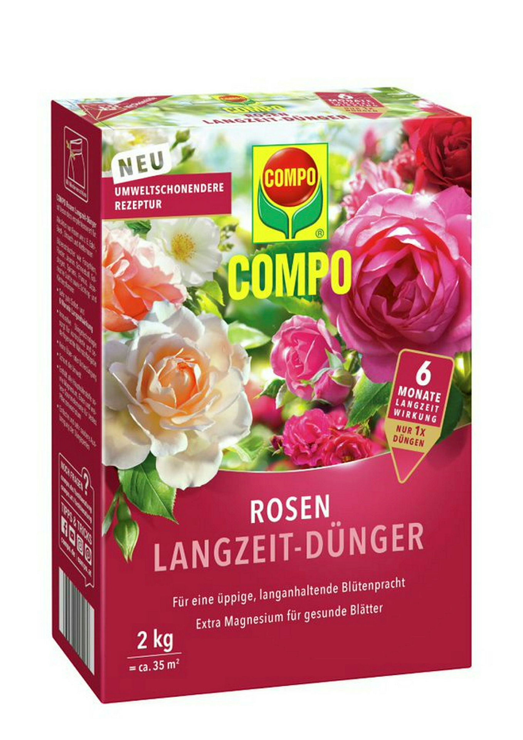 COMPO Rosen Langzeit-Dünger2 kg