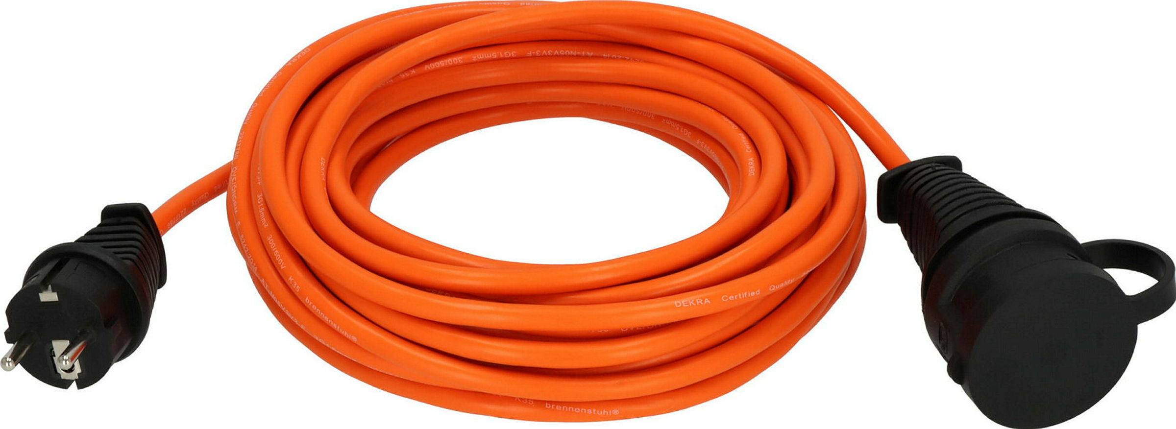 BREMAXX Verlängerungskabel IP44 10m AT-N05V3V3-F 3G1,5 orange