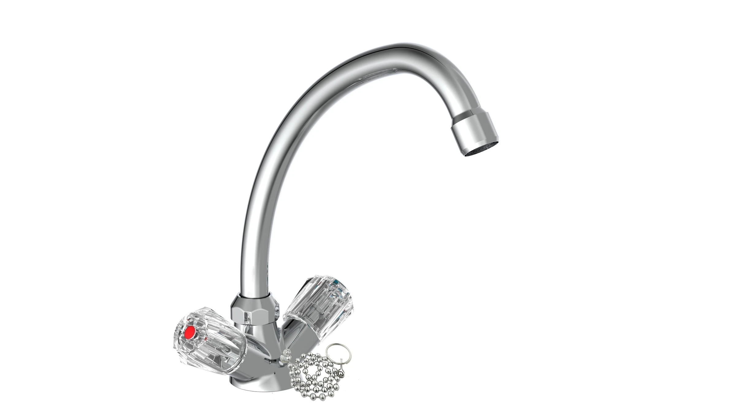 BRILLANT Waschtischarmatur Niederdruck, Chrom