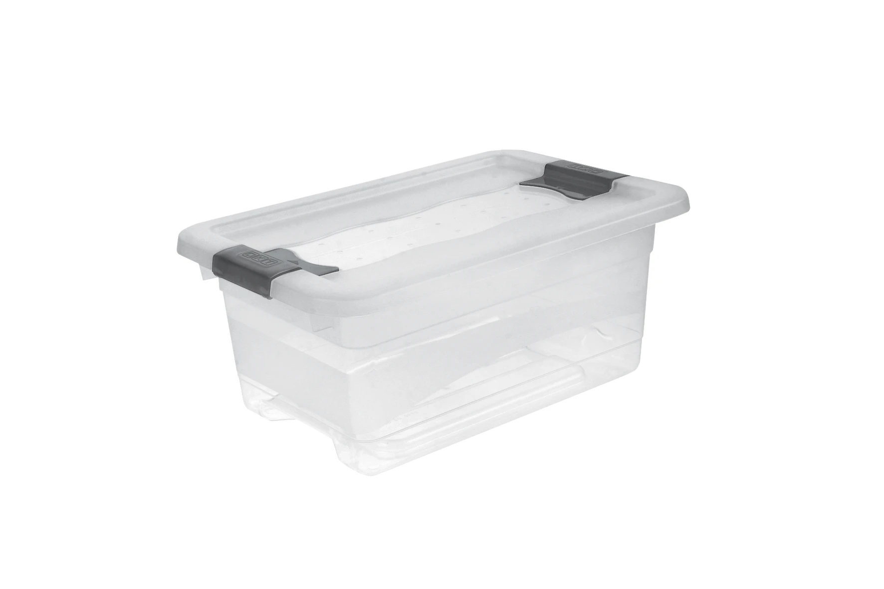 keeeper Aufbewahrungsbox, 29,5 x 19,5 x 12,5 cm, 4 l, Cornelia, Transparent