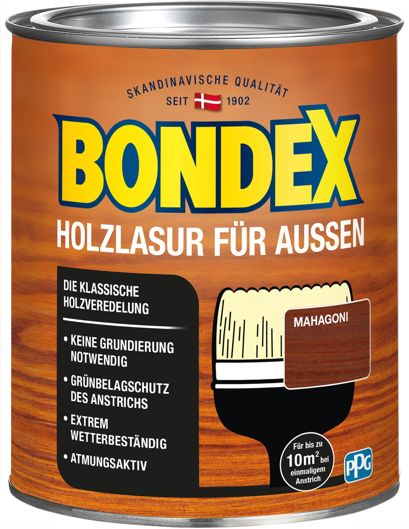 Bondex Holzlasur für Außen 0,75 L Mahagoni