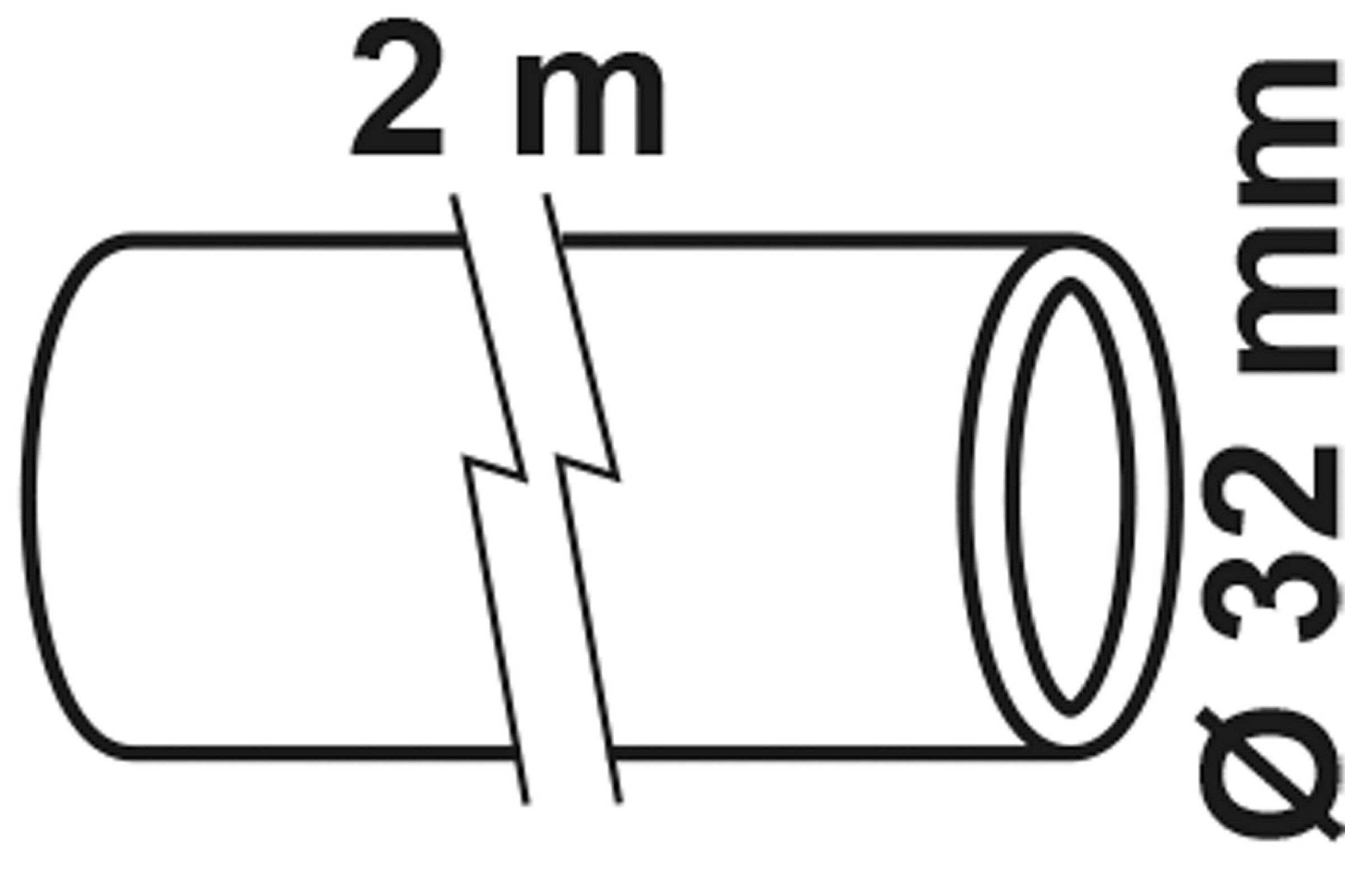 HDPE-Rohr, Ø 32 mm, Stange 2 m