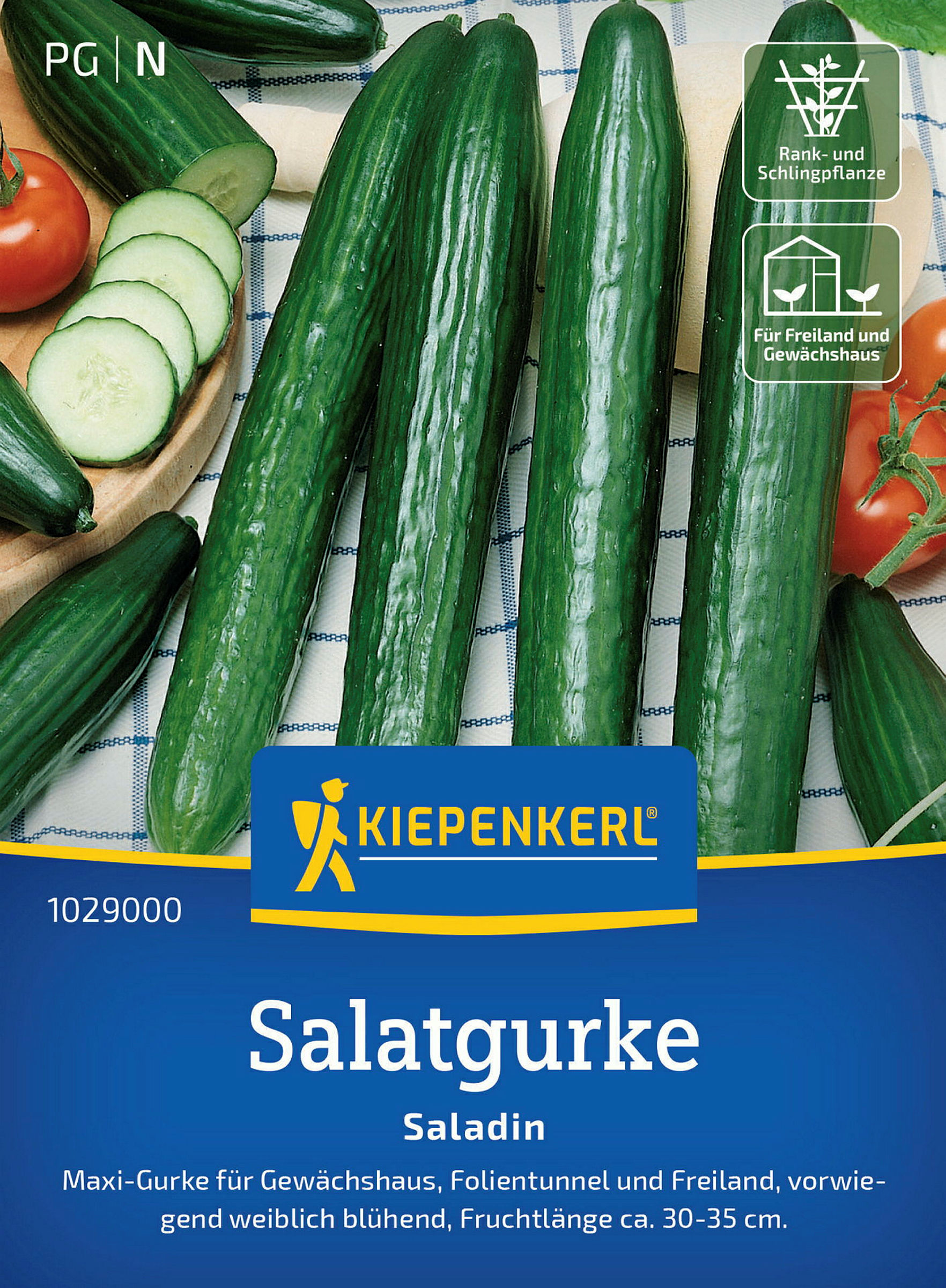 Kiepenkerl Salatgurke Saladin, F1