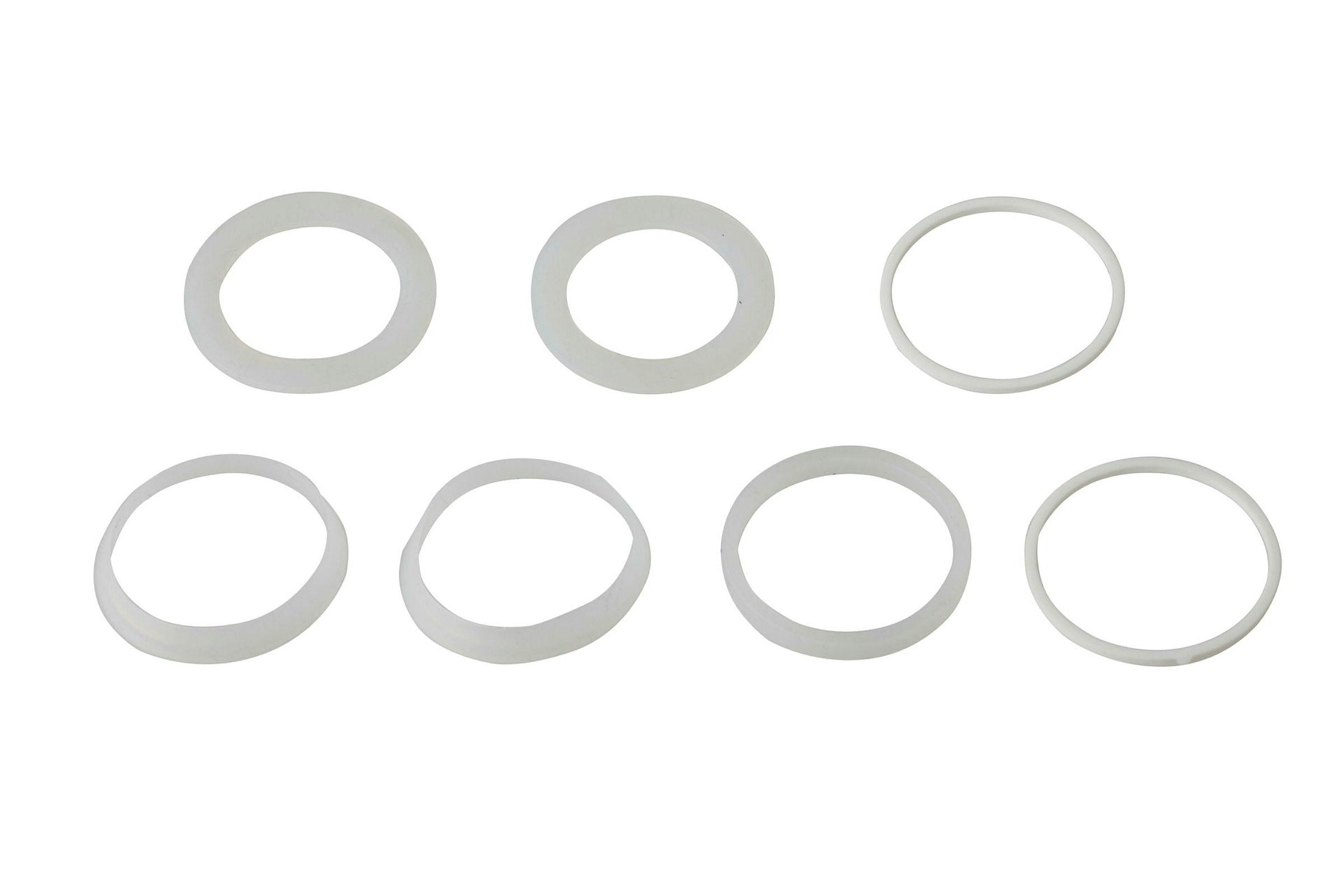 Siphon-Dichtung-Sortiment, Silikon, 1 1/2'' x 40 mm, für Spültisch (7x)