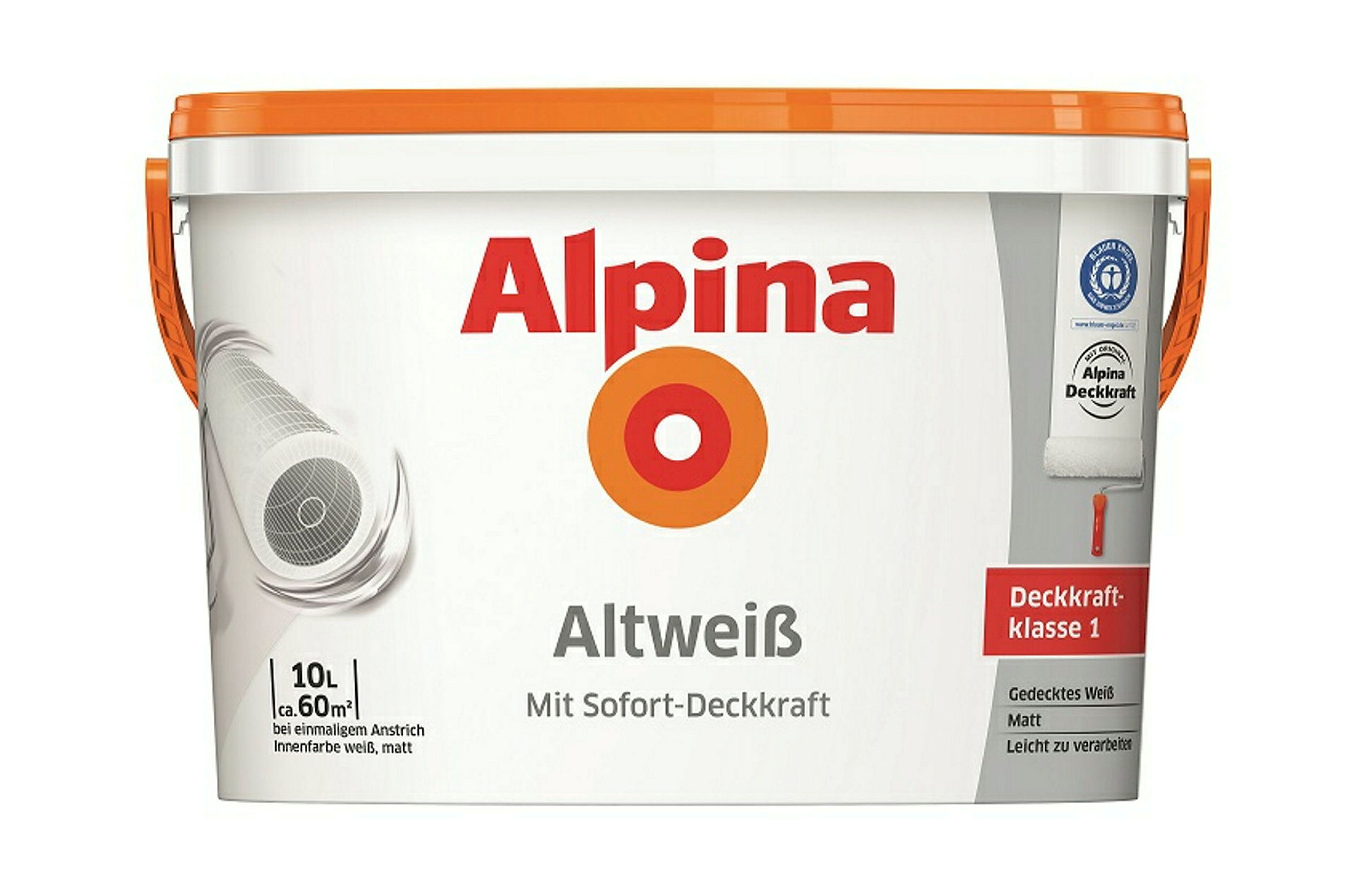 Alpina Wandfarbe Altweiß 10 Liter matt