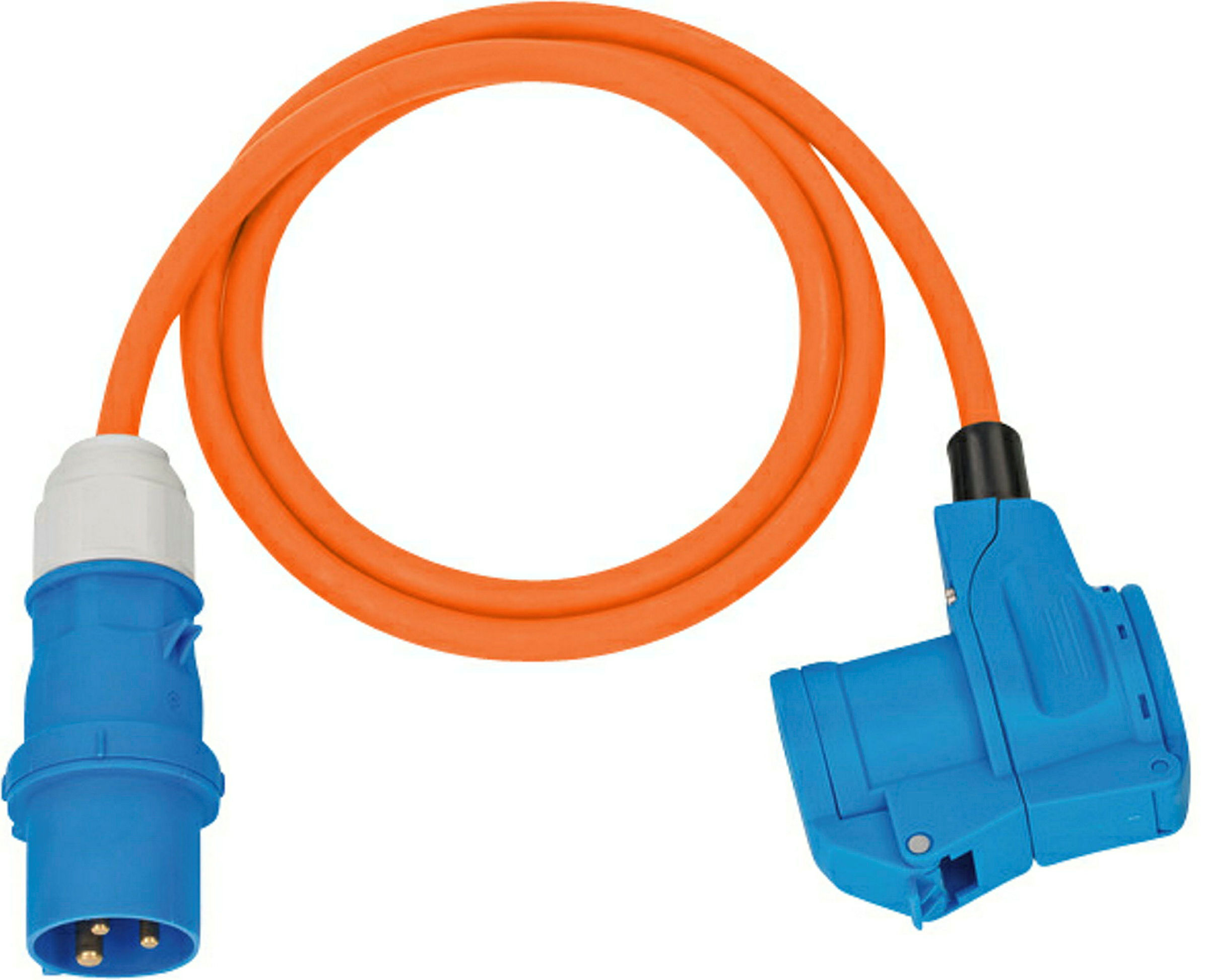Adapter-Leitung 1.5m H07RN-F3G2.5 Stecker CEE230V / Winkelkupplung