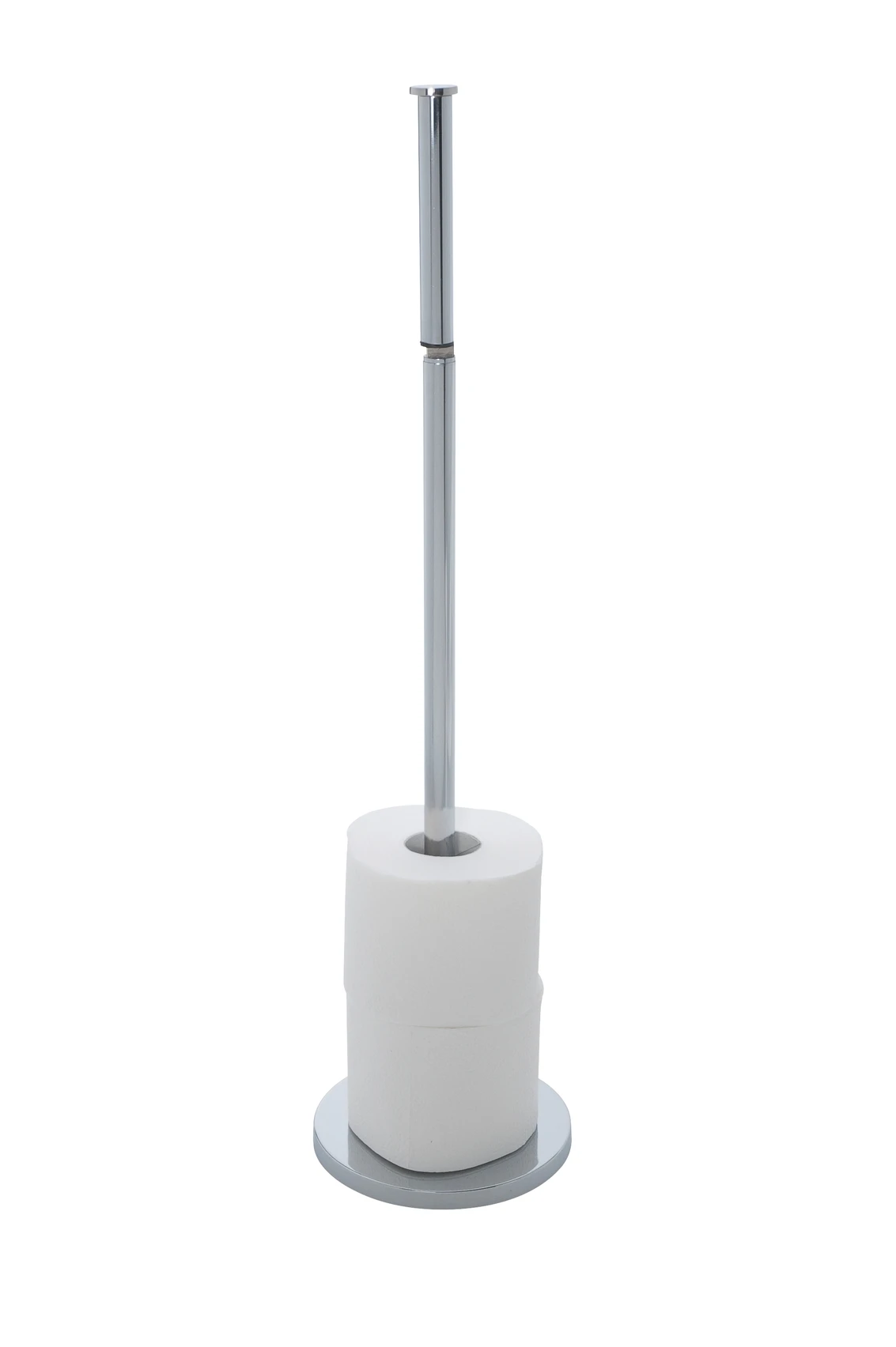 Stand Toilettenpapierhalter 2 in 1, Edel