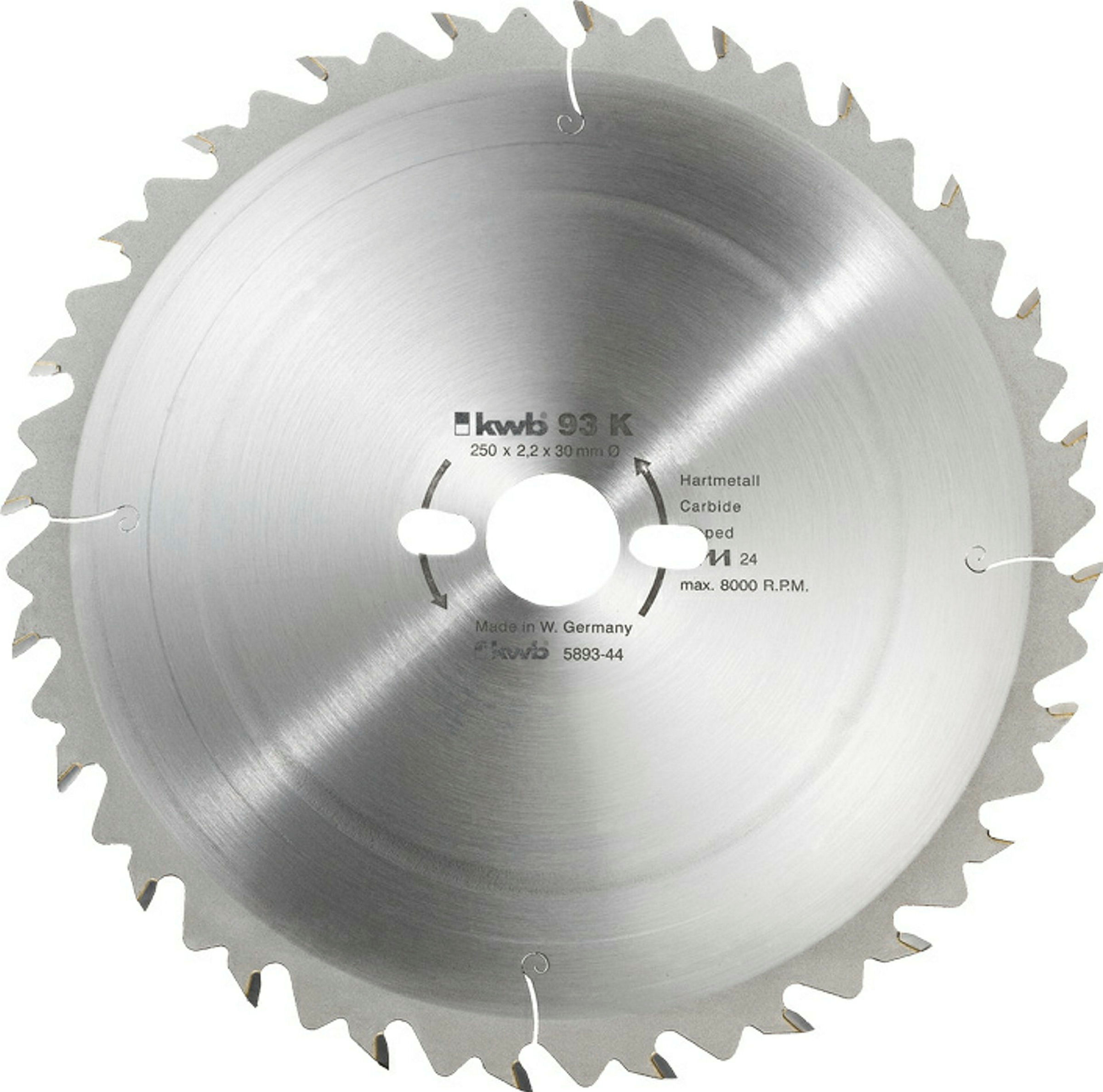 Bauholz-Kreissägeblätter für Bau- und Tischkreissägen Ø 500 x 30 mm