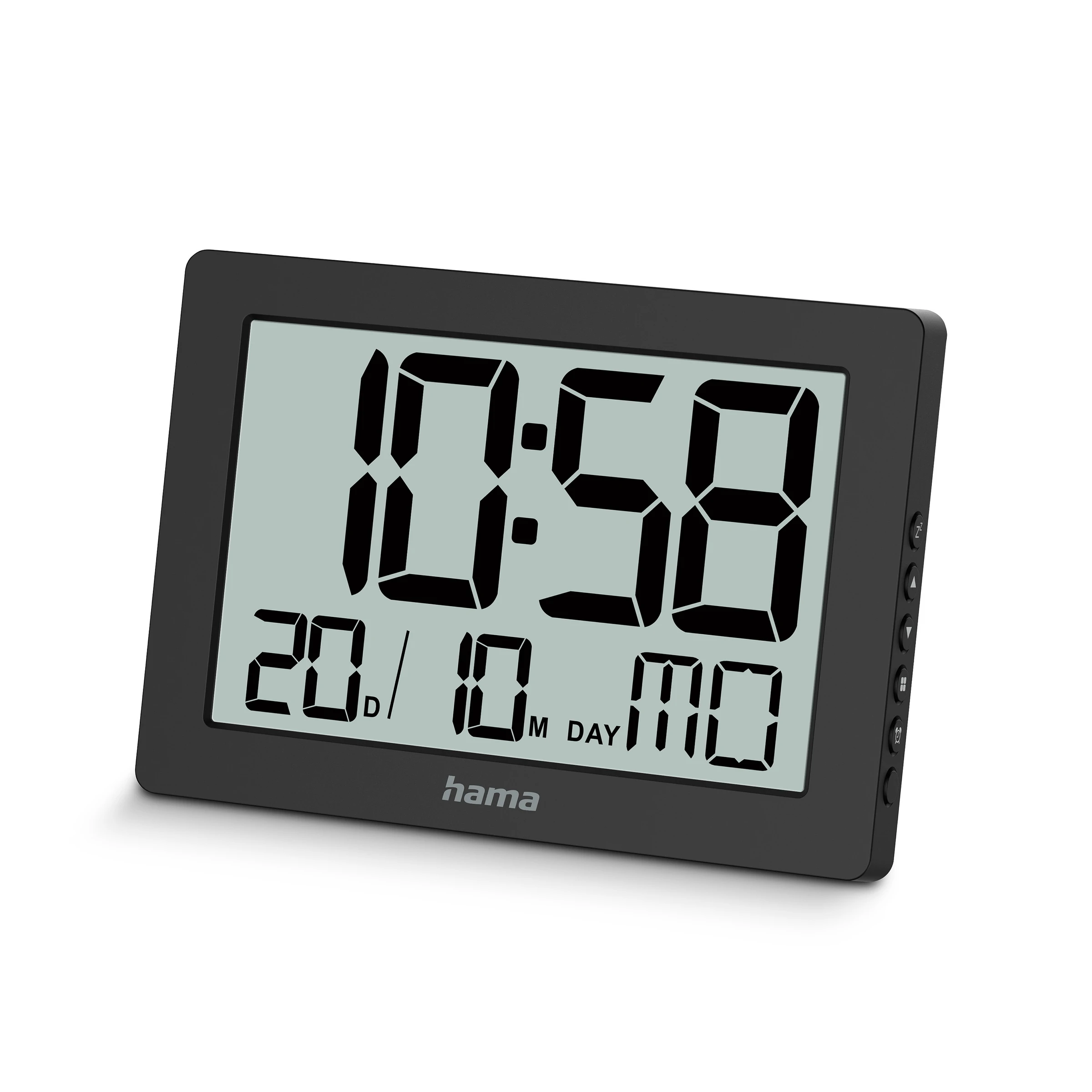 Hama Digitale Wanduhr'Ko Tao'', Schwarz