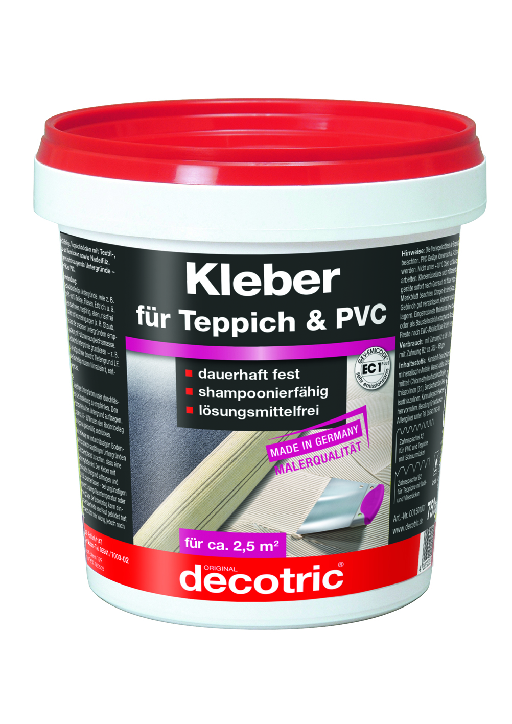 decotric Kleber für Teppich