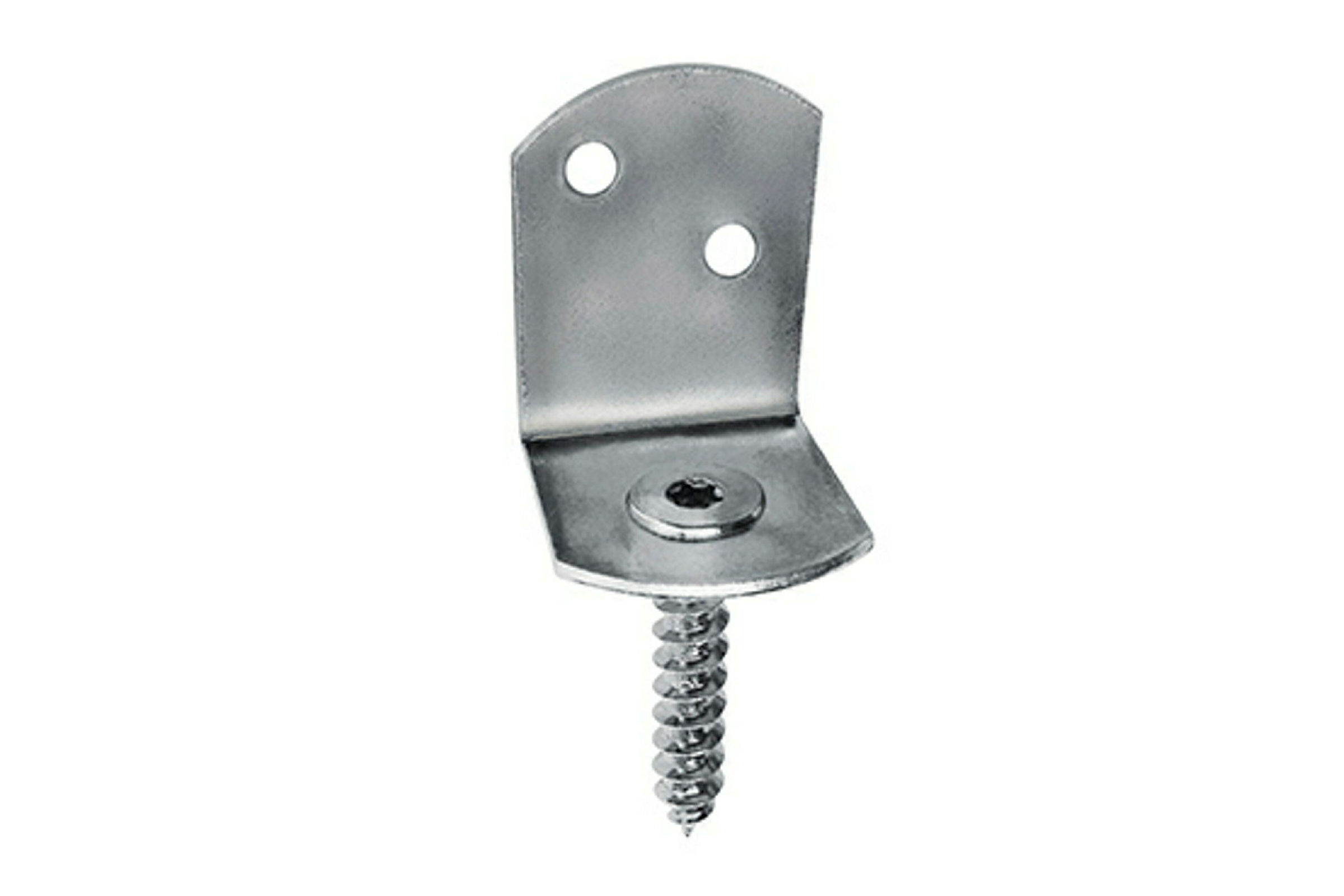 Flechtzaunhalter L-Form 83x30 50 Stück Edelstahl