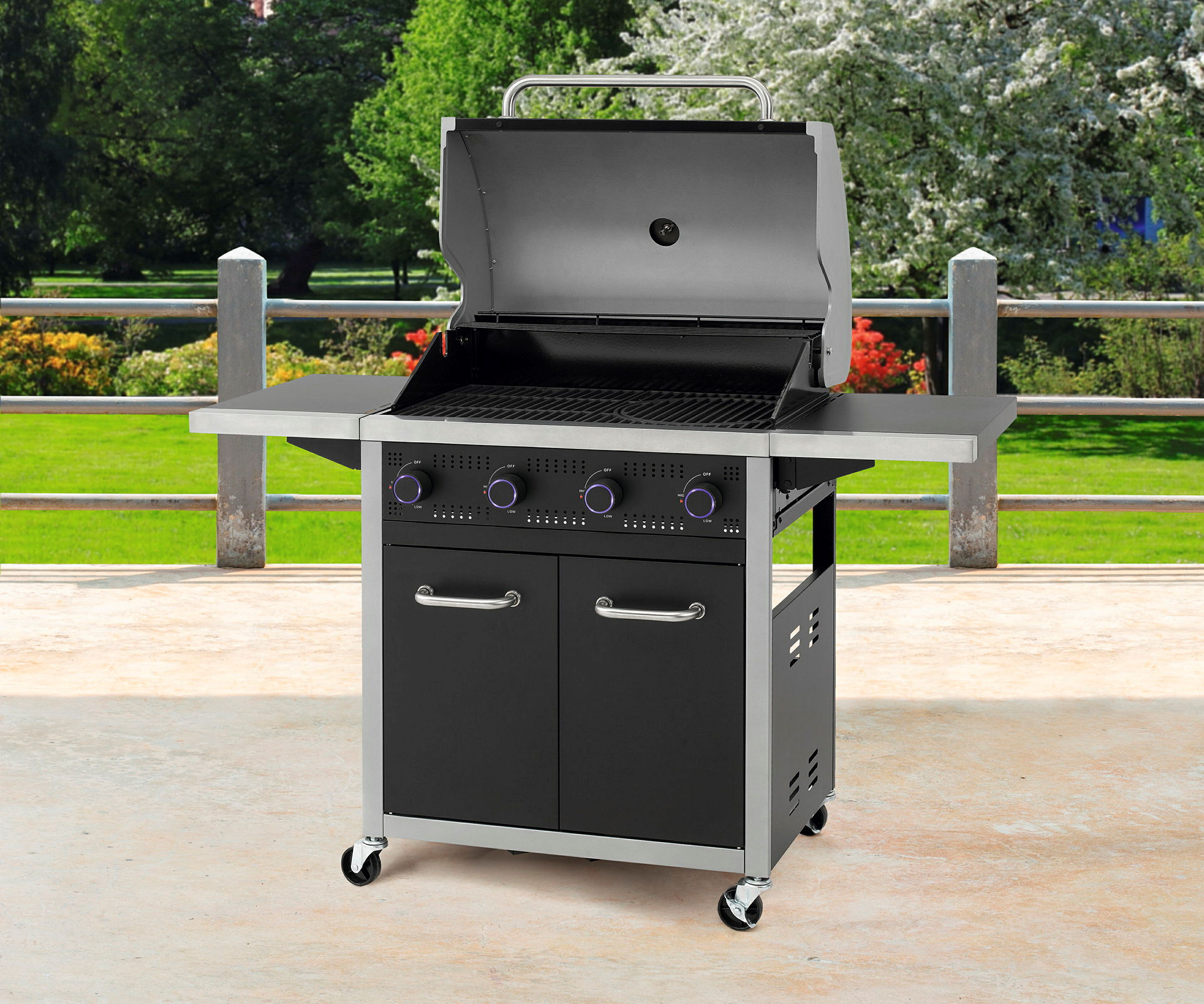 Grillgenuss in Perfektion mit dem tepro Gasgrill Seattle 4 mit 4 einzeln re