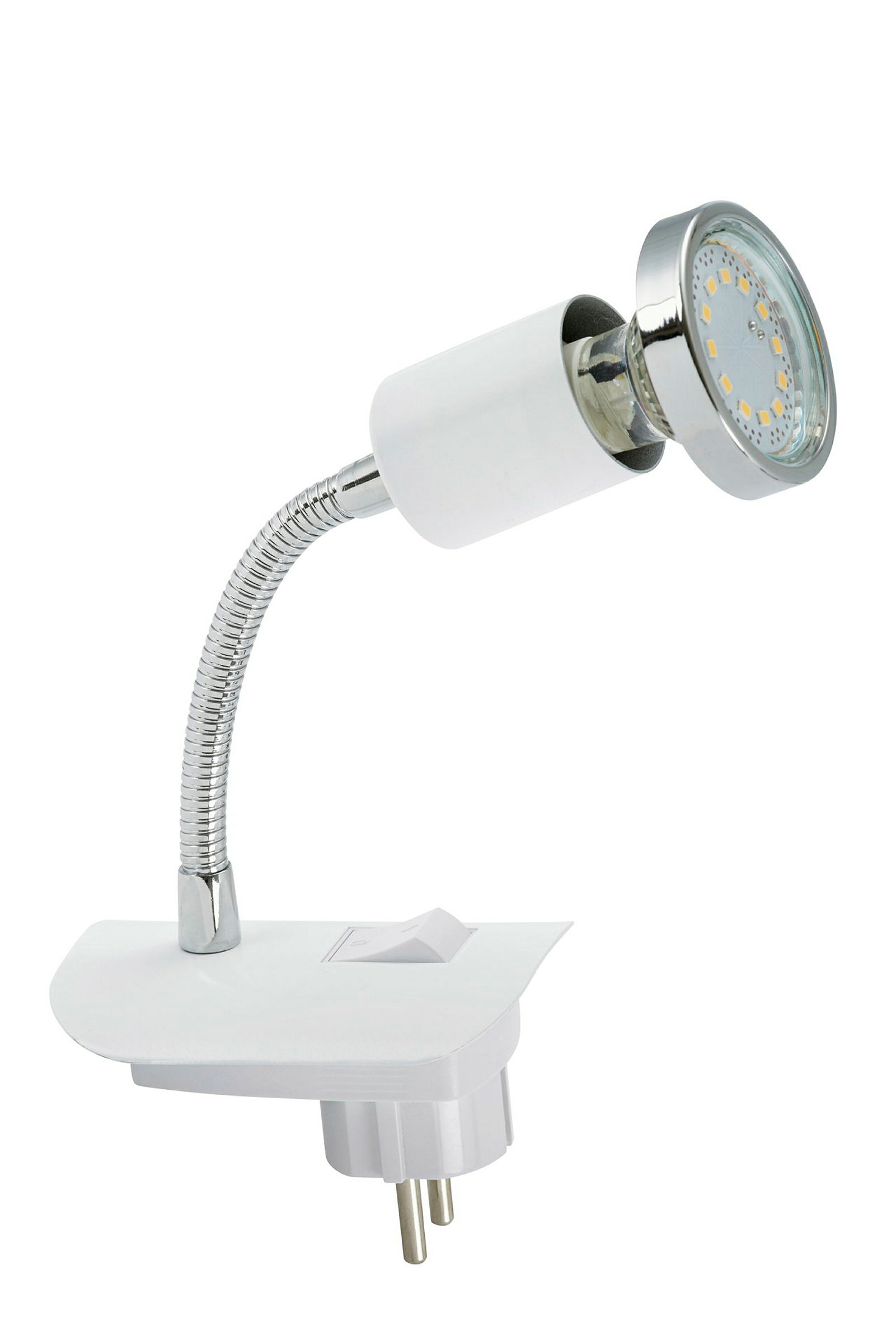 LED Steckerleuchte, weiß, 1xLED/GU10/2,9W