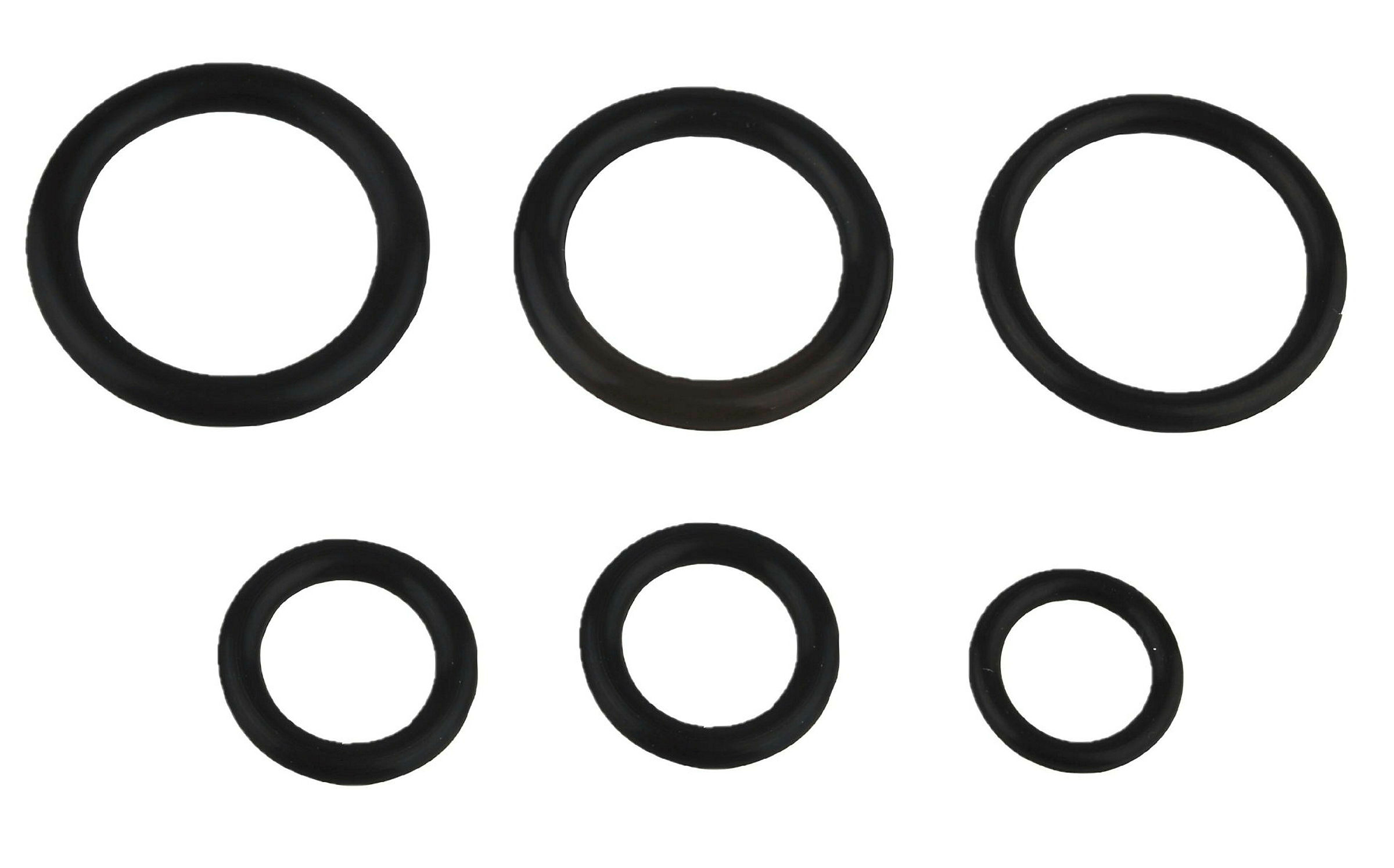 O-Ring, Gummi, für GROHE Oberteil 3/8'' und 1/2'' (6x)