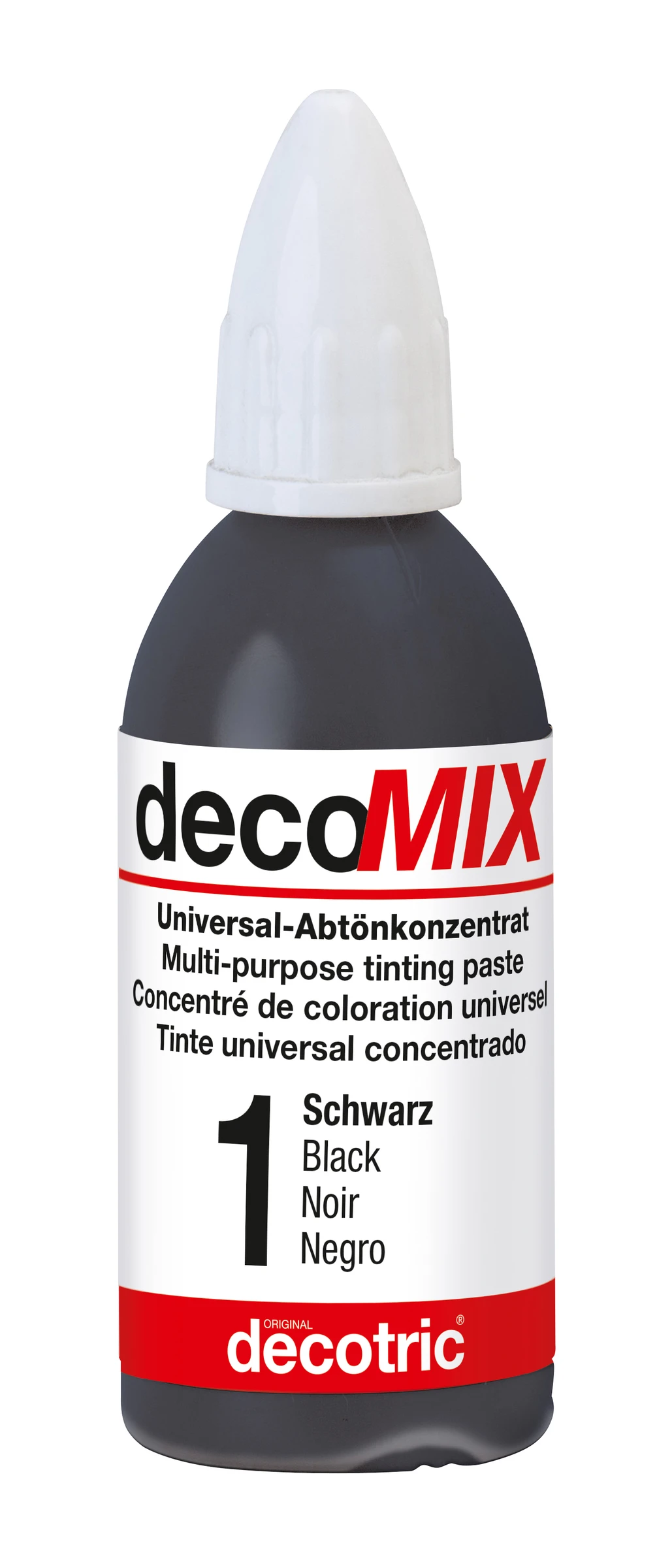 decomix Abtönkonzentrat Nr. 1 - Schwarz 20 ml