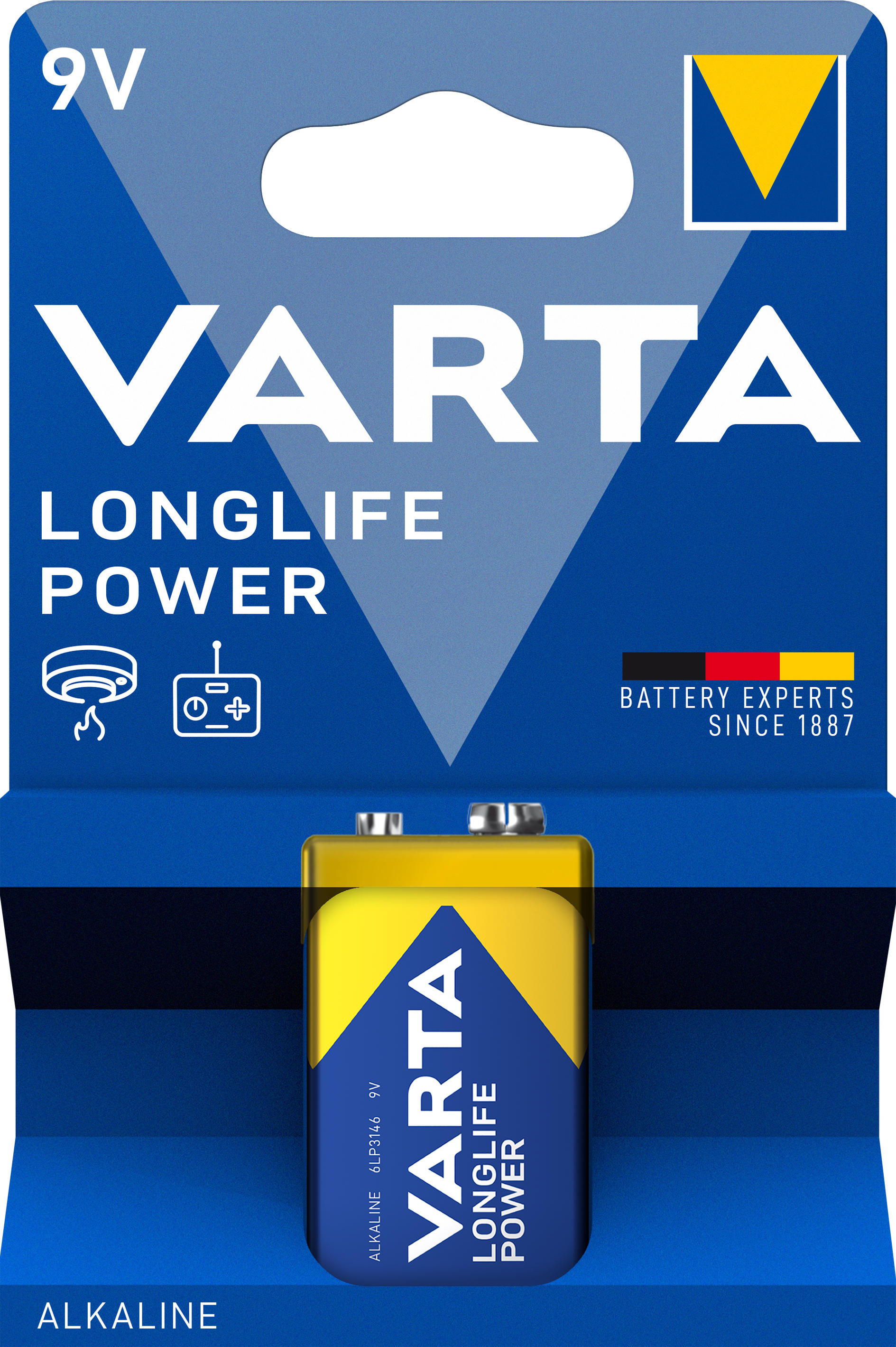 VARTA LONGLIFE Power 9V Blister 1