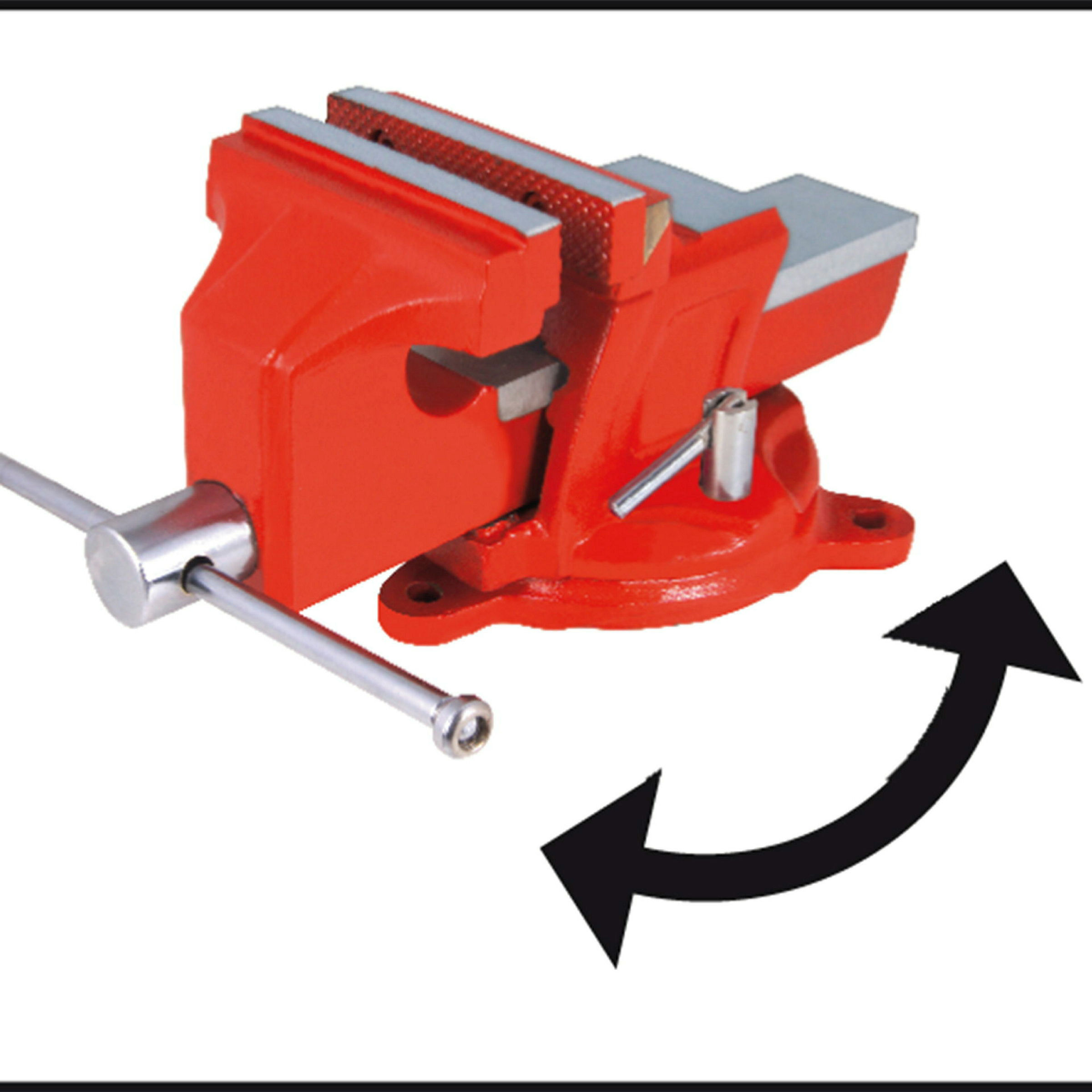 Schraubstock 100 mm, drehbar