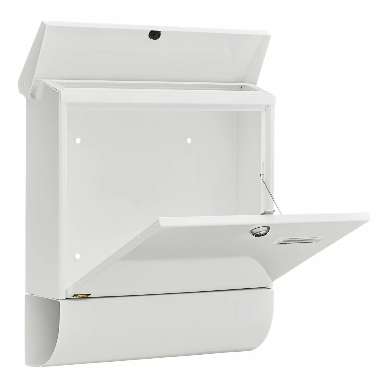 Briefkasten-Set Stahl-lack. Vario 86720W weiss