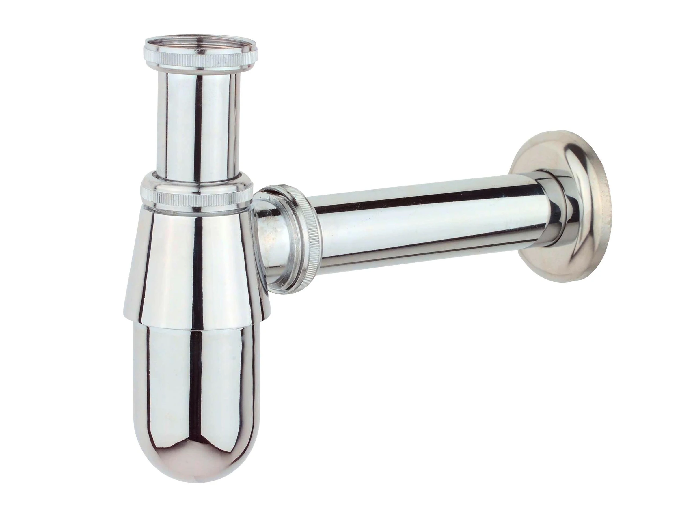 Flaschensiphon, Chrom, 1 1/4'' x 32 mm