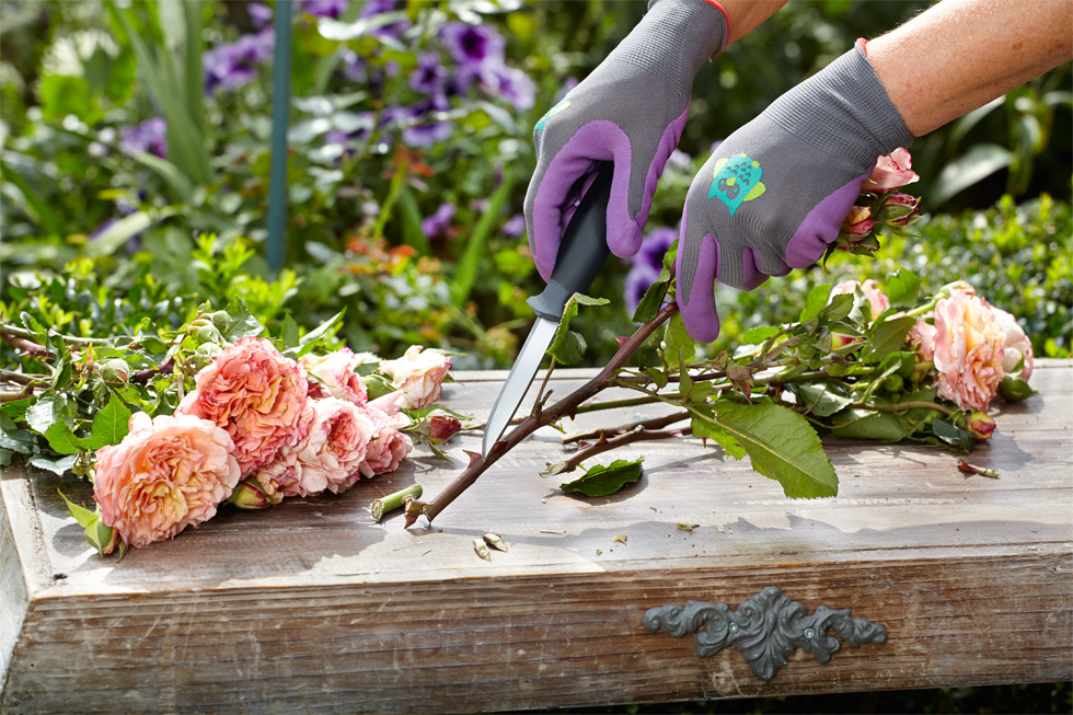 Outdoor-und Gartenmesser mit Köcher