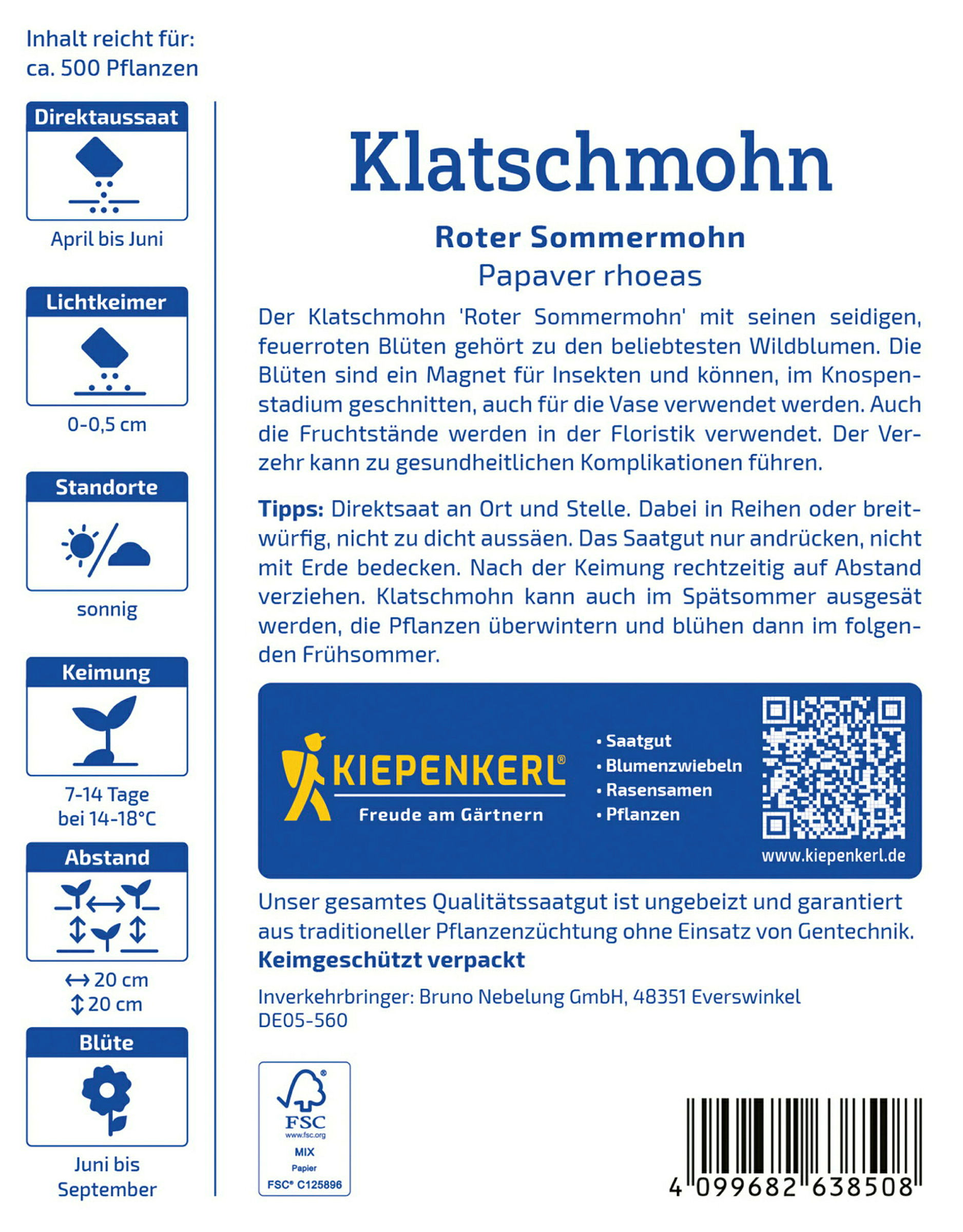 Kiepenkerl Klatschmohn