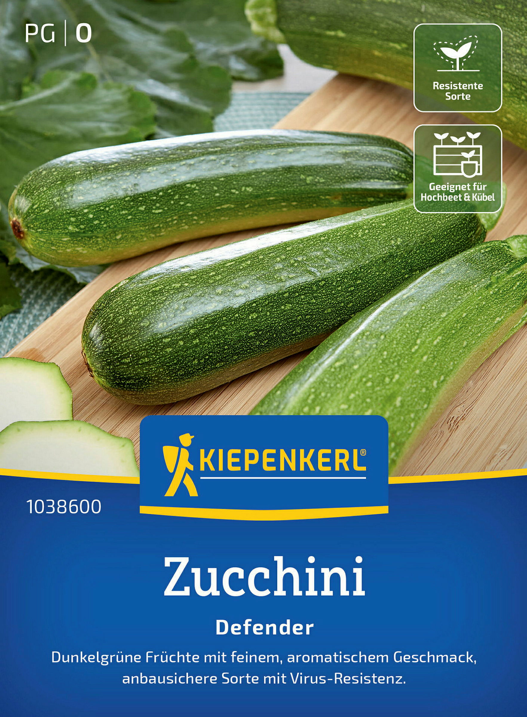 Kiepenkerl Zucchini Defender, F1