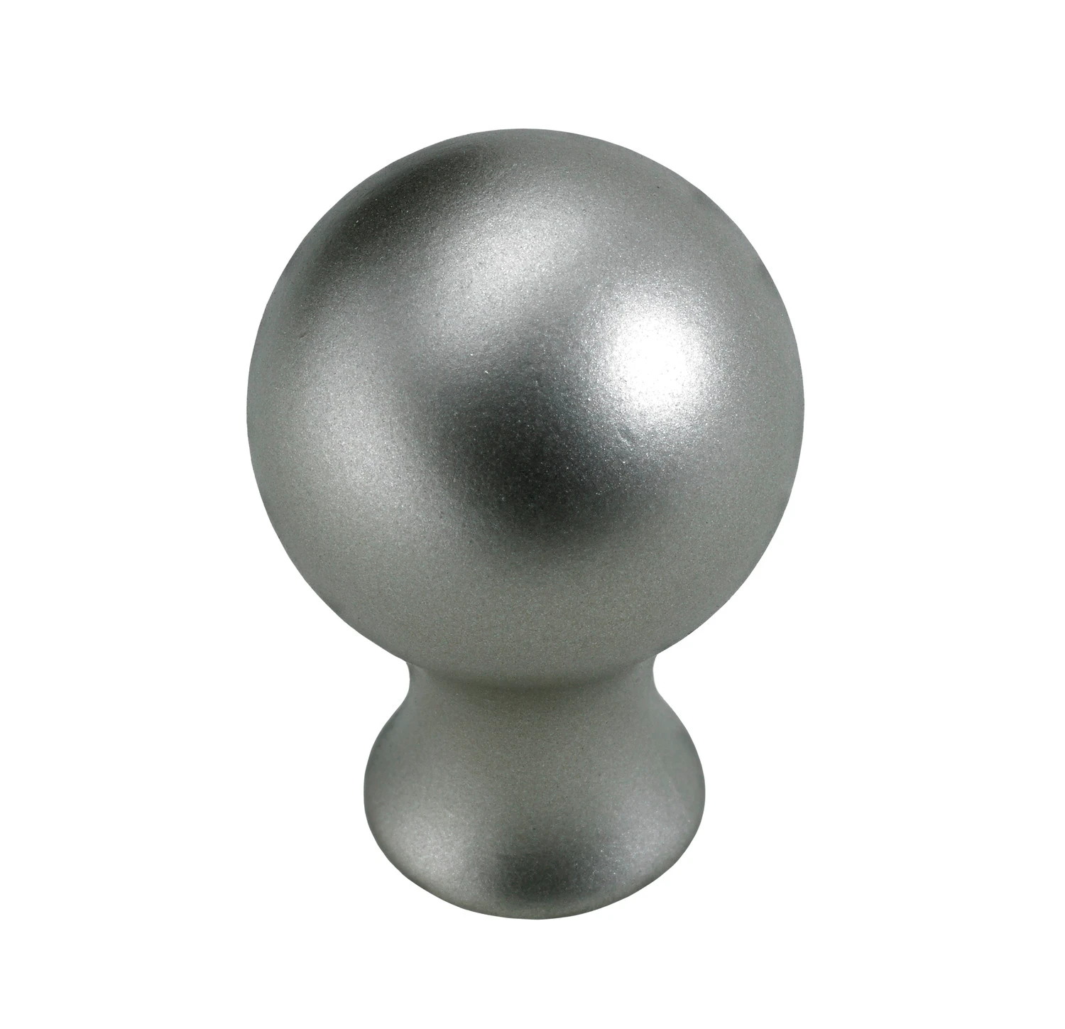 Möbelknopf D20mm Zinkdr. ver vernickelt