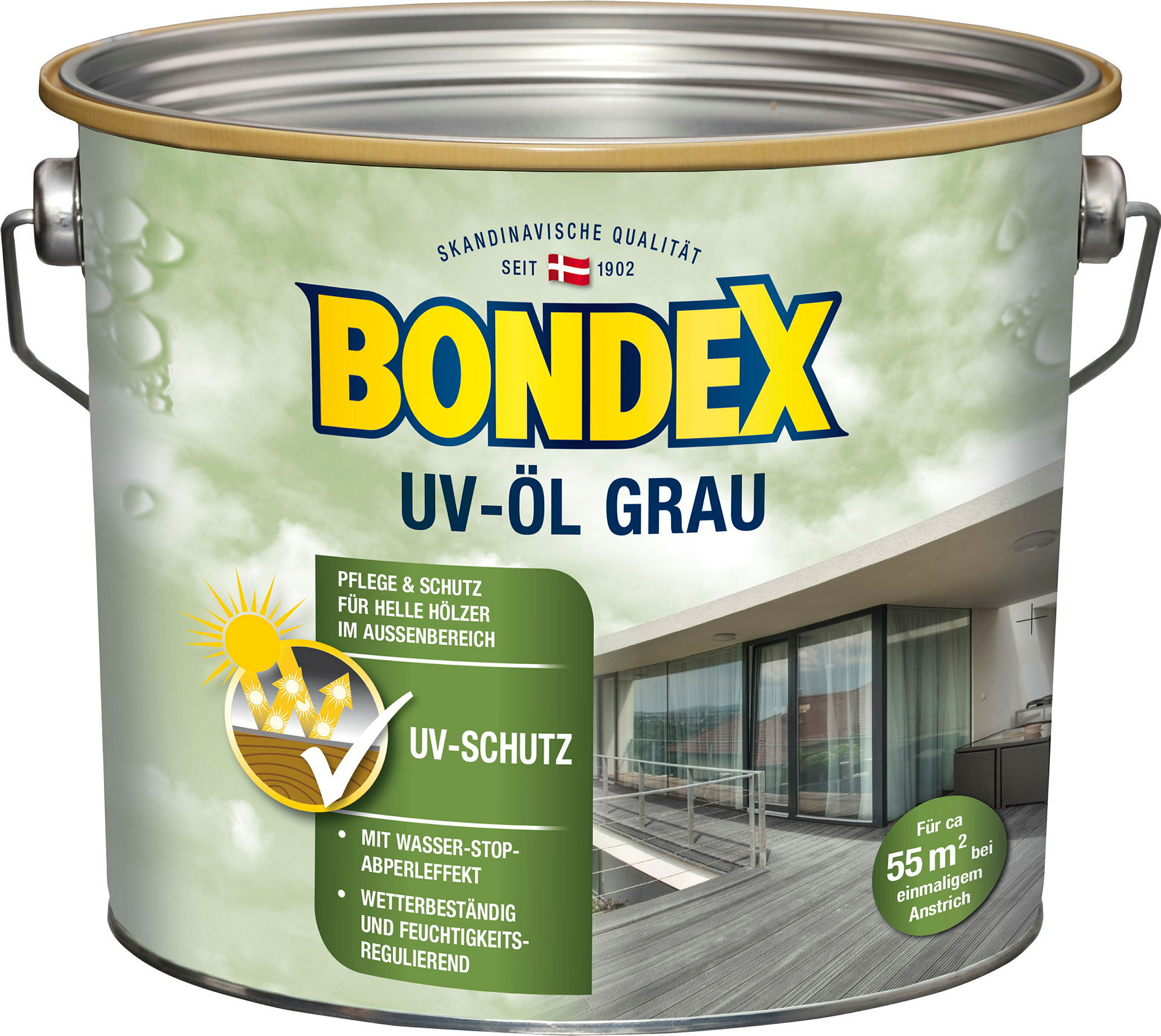 BONDEX UV-Öl Universal Grau 2,5l
