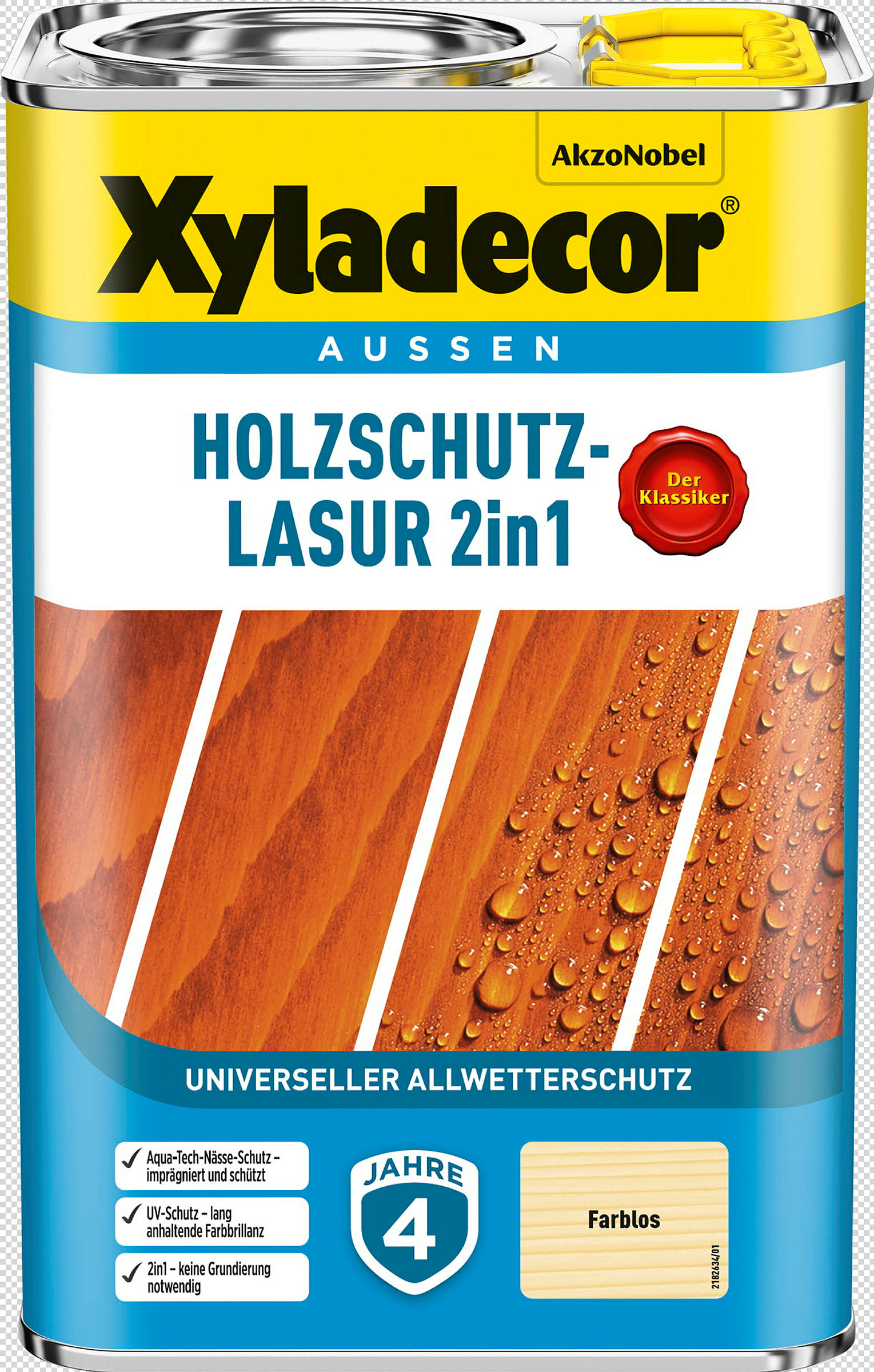 Holzschutz-Lasur 2in1