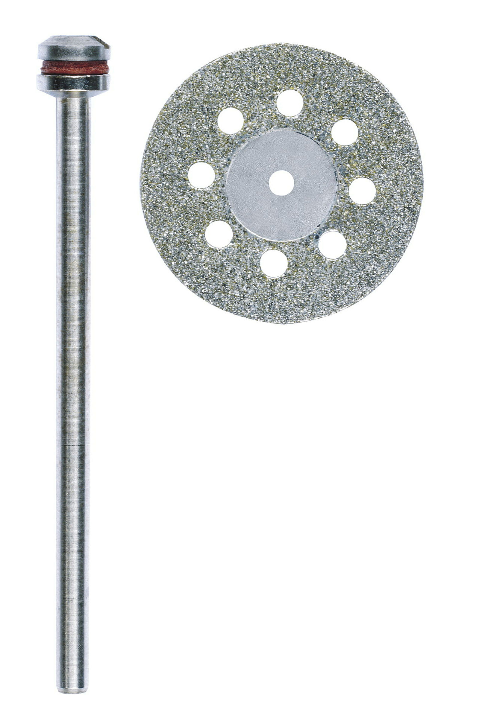 PROXXON-Diamantierte Trennscheibe mit Kühllöchern, Ø 20 mm + 1 Träger