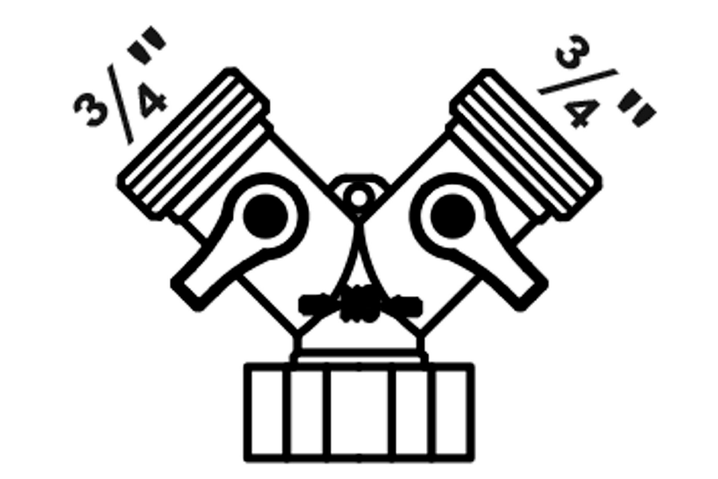 MS 2-Wege-Verteilerstück, blank