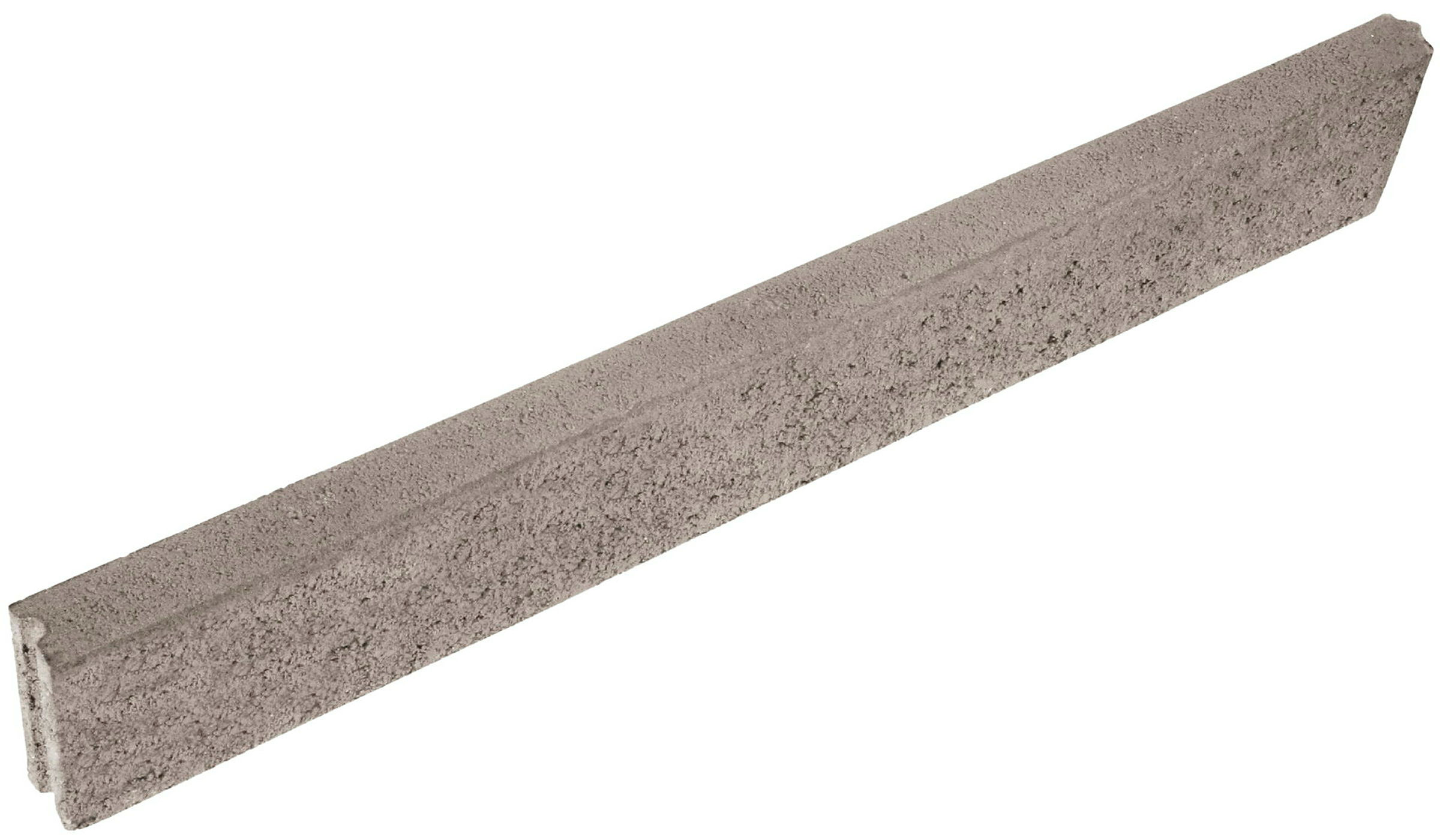 Rasenkante 5 / 15 / 100 cm mit Nut und Feder grau