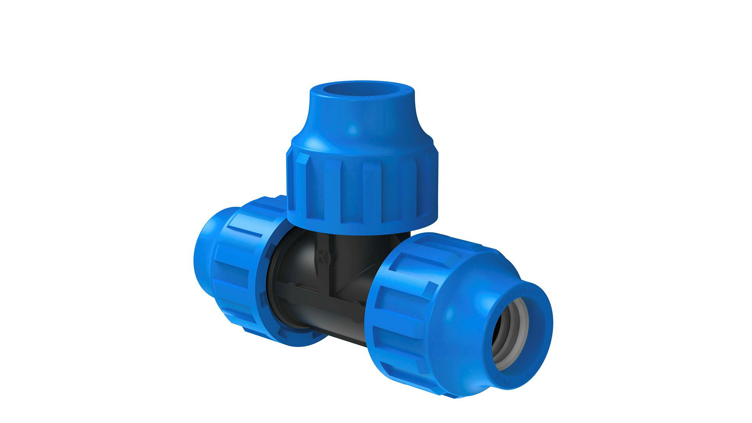 PP T-Stück, 25 mm, Klemmfitting für HDPE