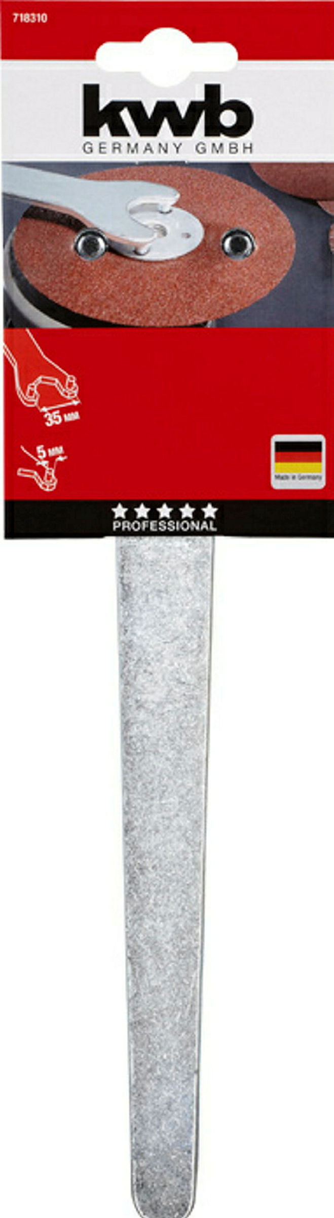 AGGRESSO-FLEX® Zweilochschlüssel, 35 x 5 mm
