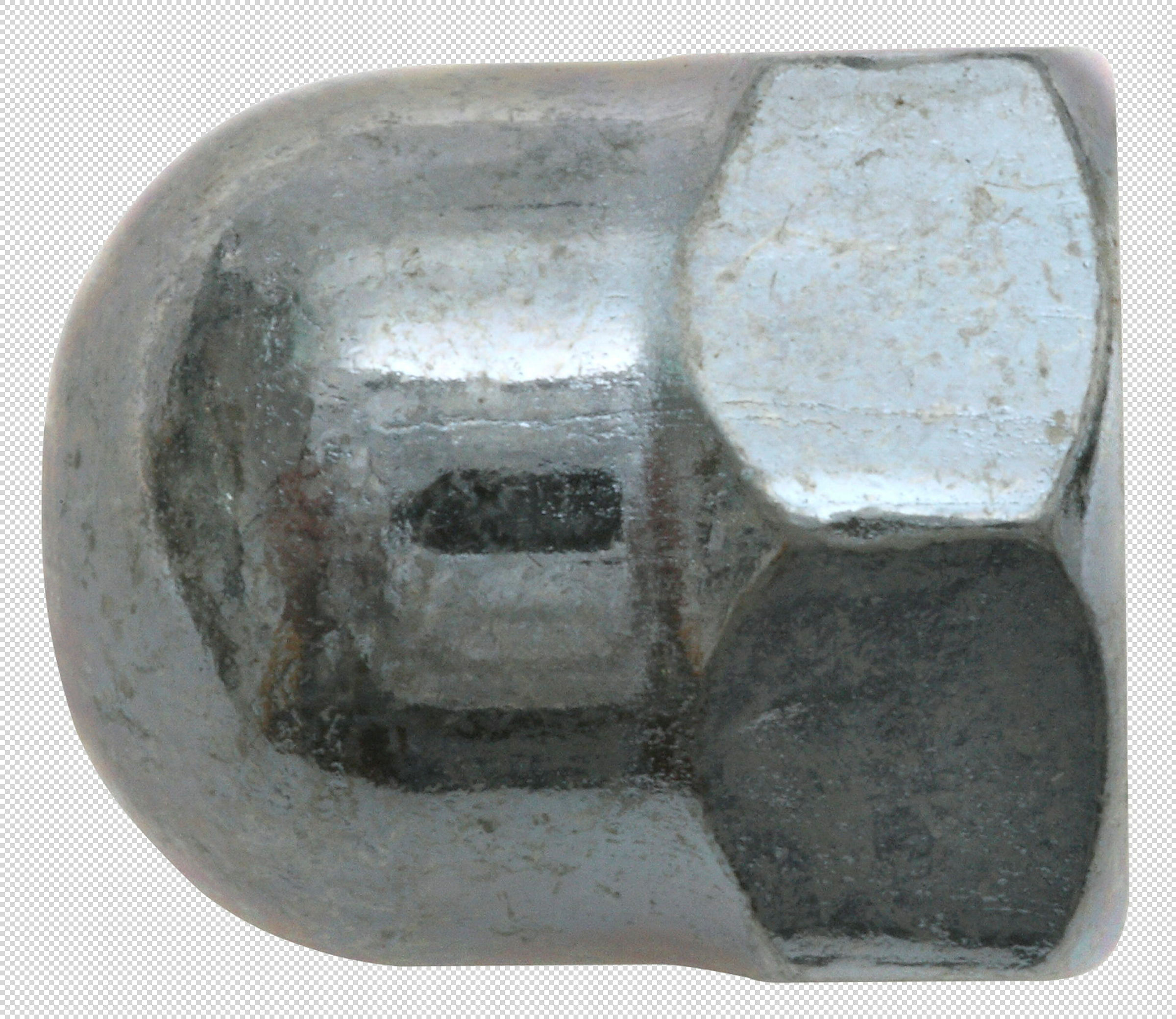 Hutmutter hohe Form M8, vz, DIN 1587