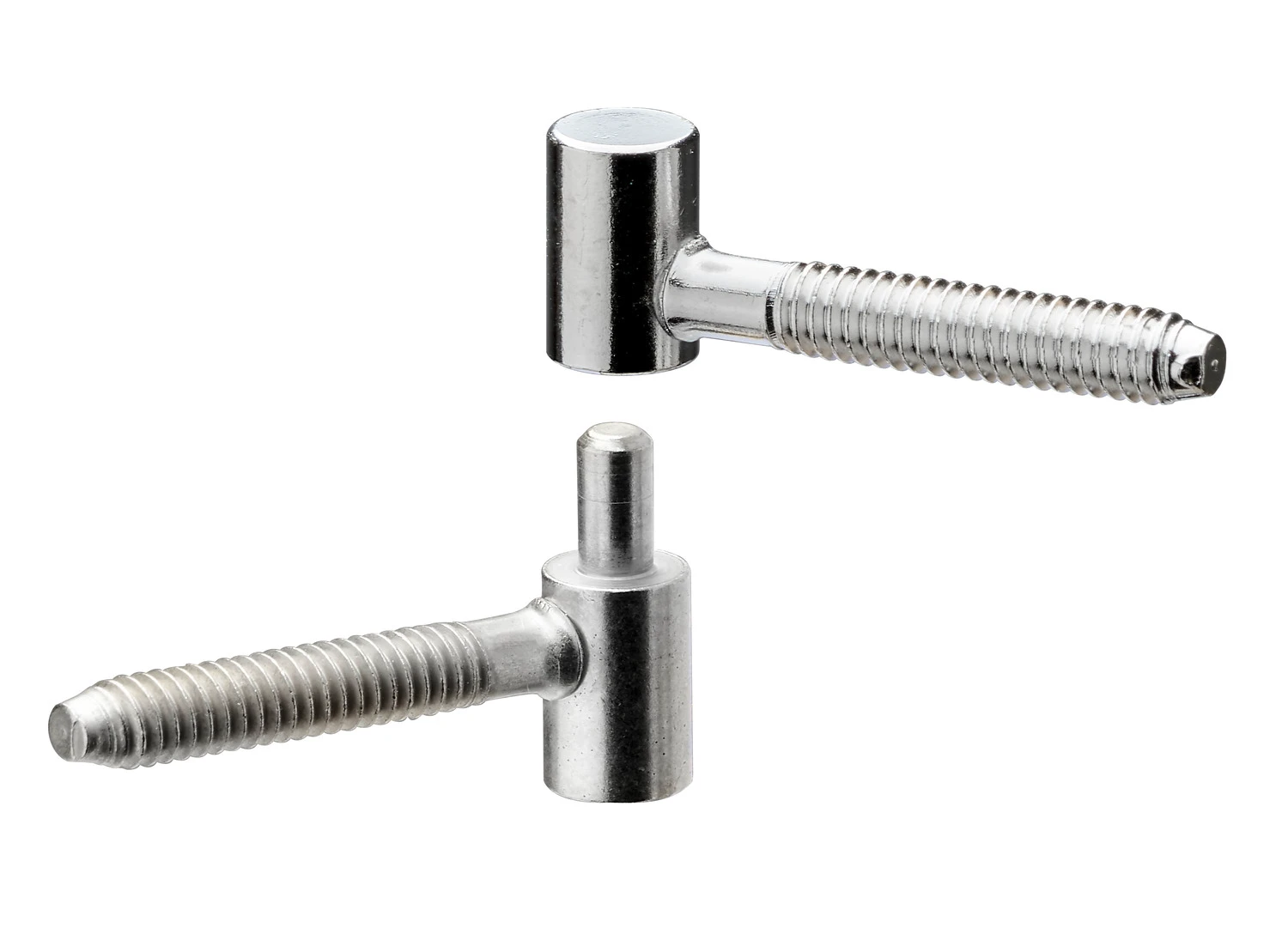 Einbohrband D8x28mm Stahl vernickelt, 2 Stück