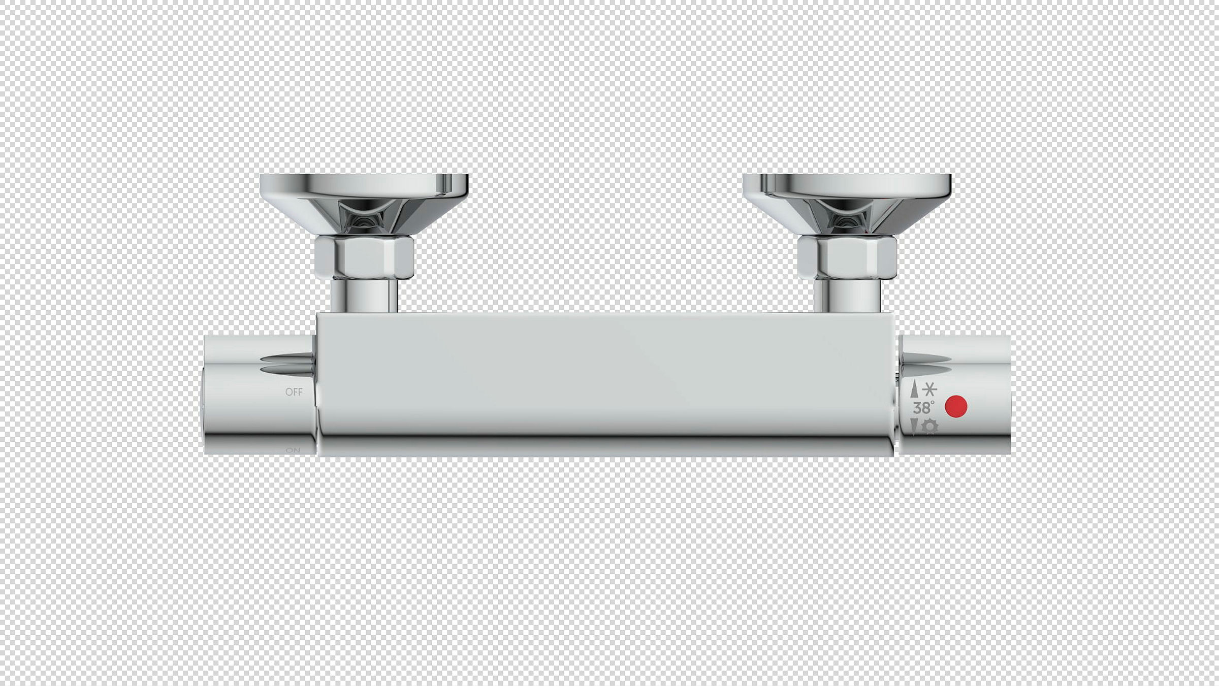 VICO Thermostat Duscharmatur, Chrom