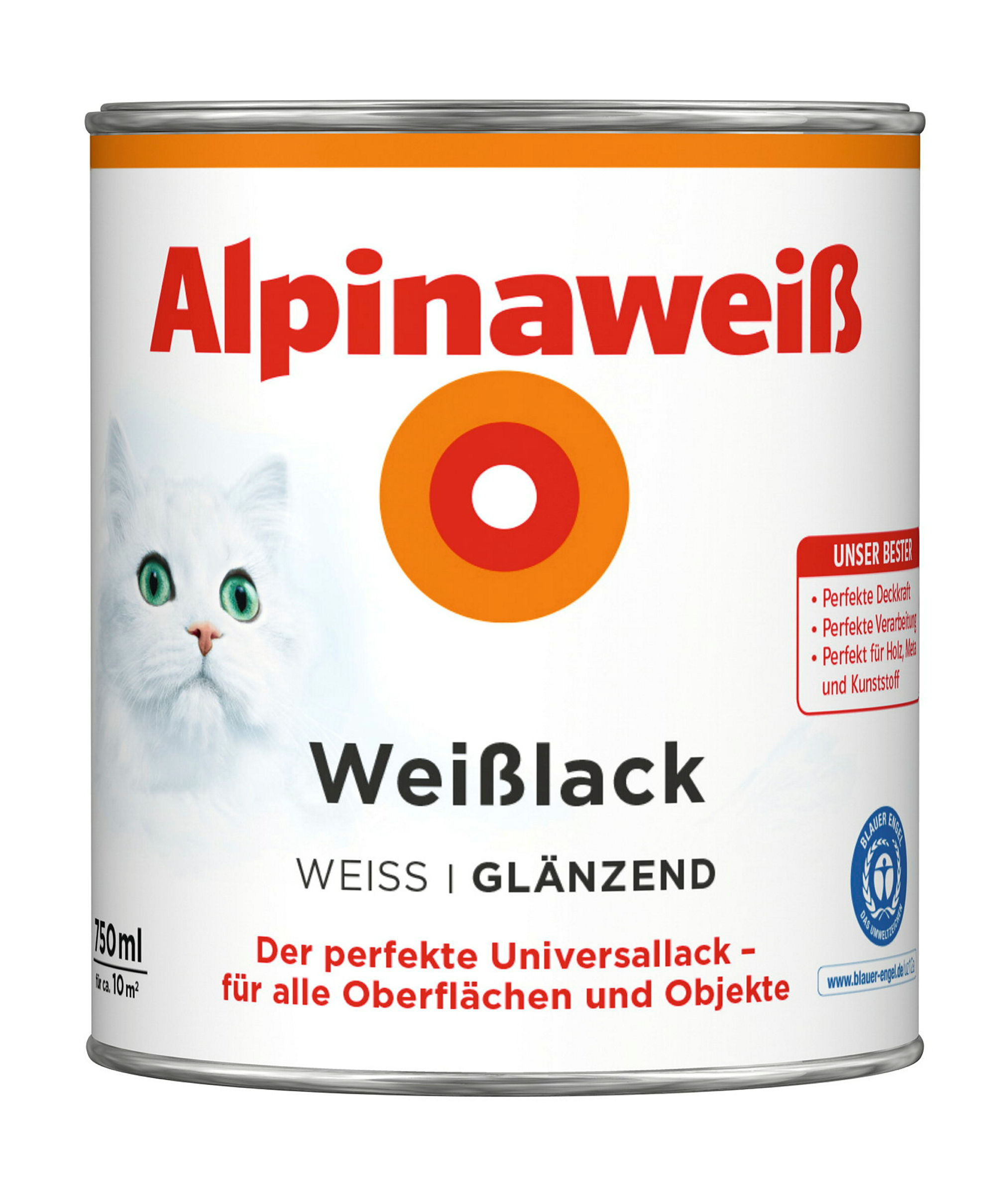 Alpina Weißlack 750ml glänzend