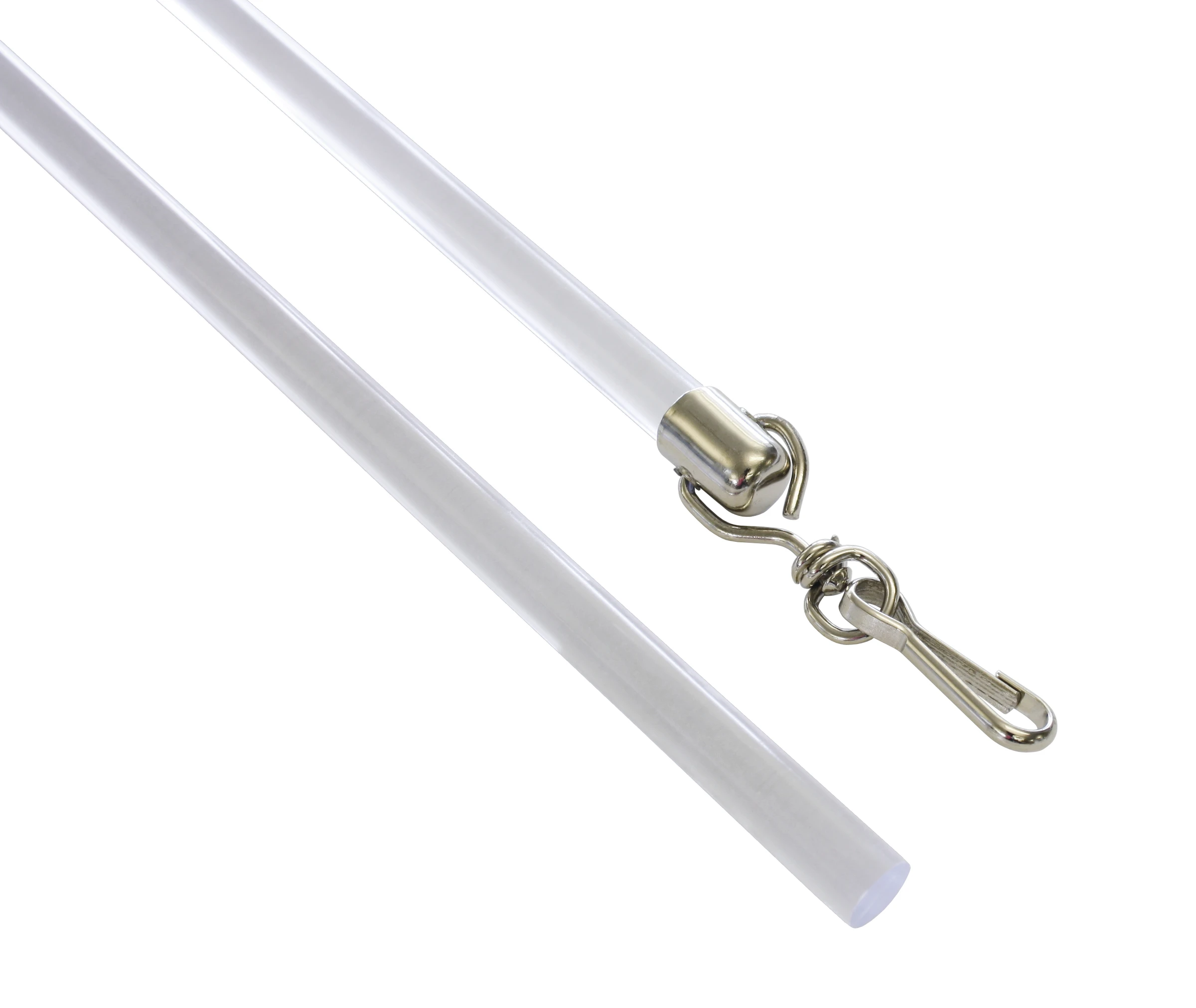 Schleuderstab, Zugstange, für Gardinen und Vorhänge, KS, transparent, 100 c