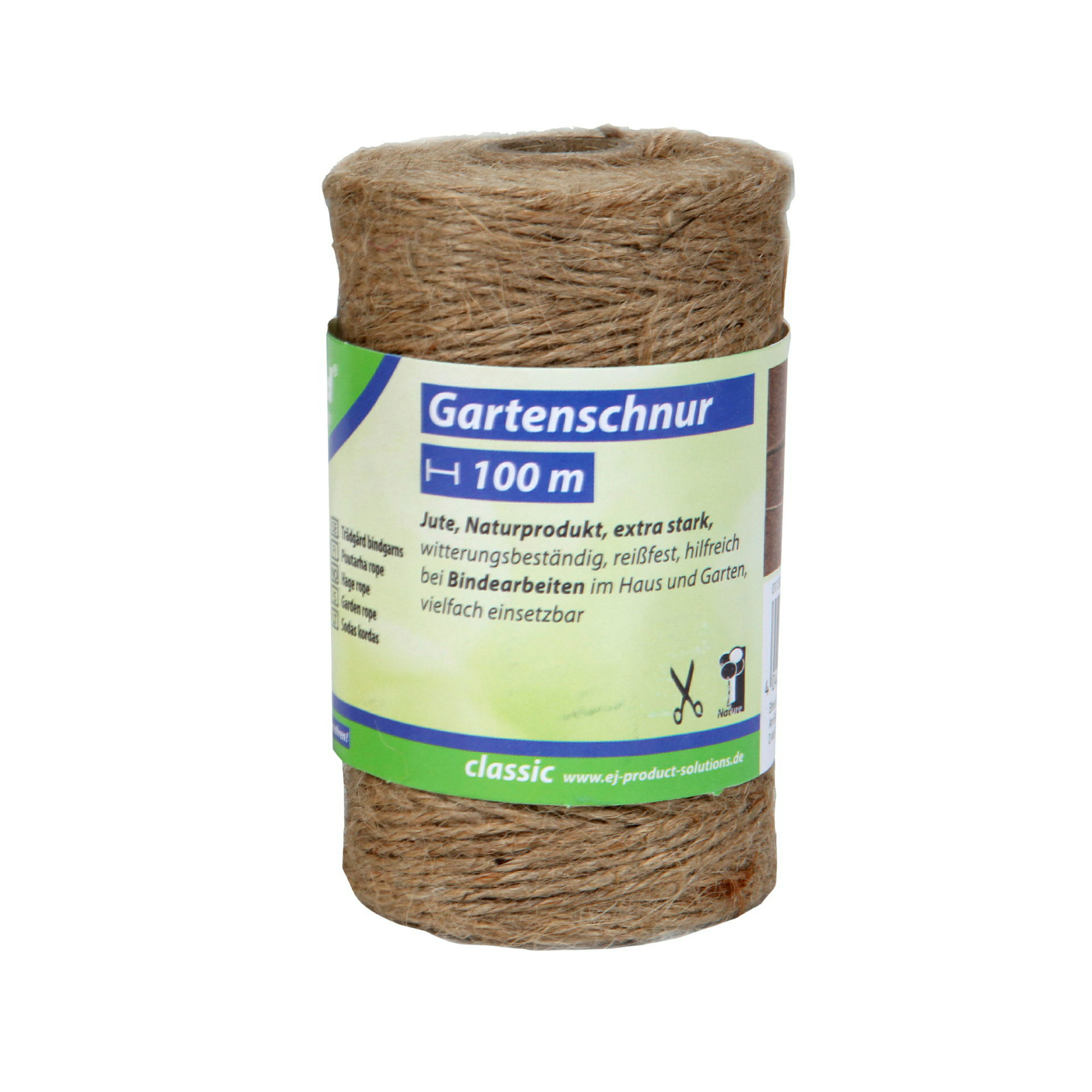 Gartenschnur Classic, L: 100 m, Jute, natur