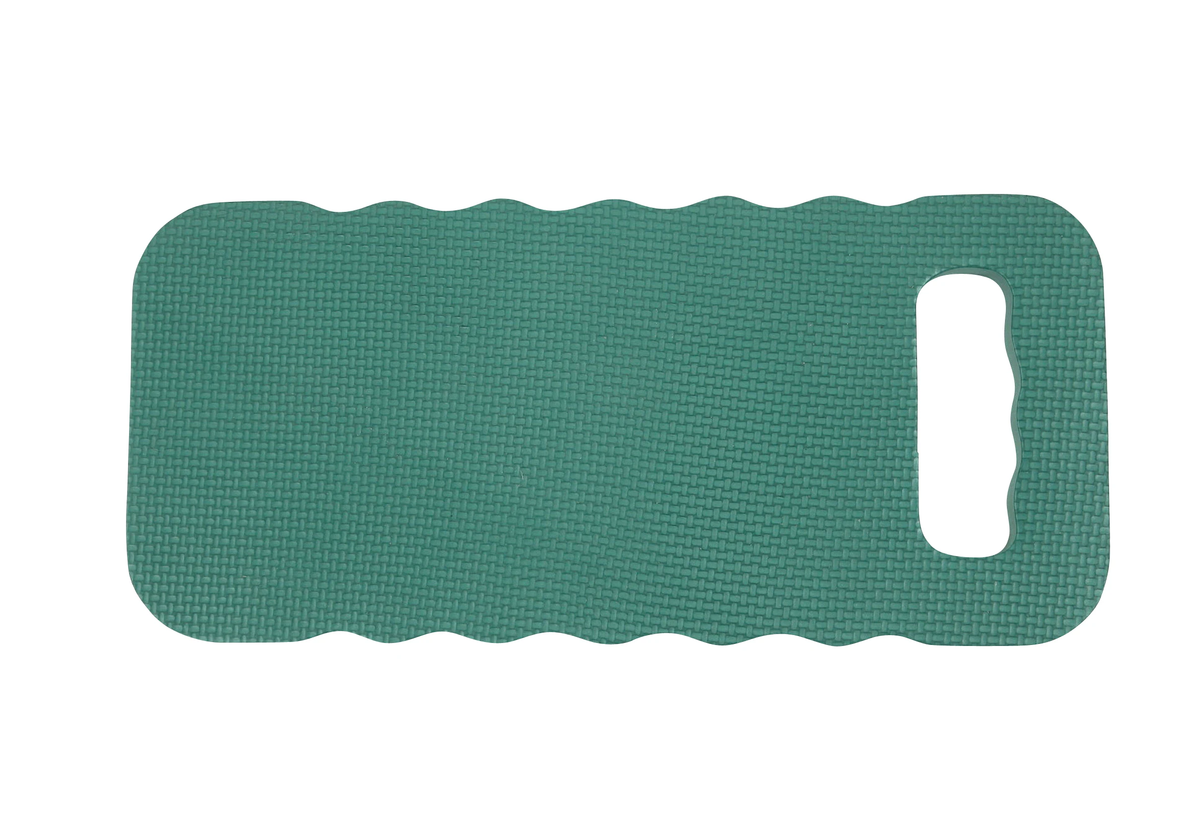 Knie- u. Sitzkissen Classic, grün, Schaum, 40,5x18,5x2 cm, pak-frei