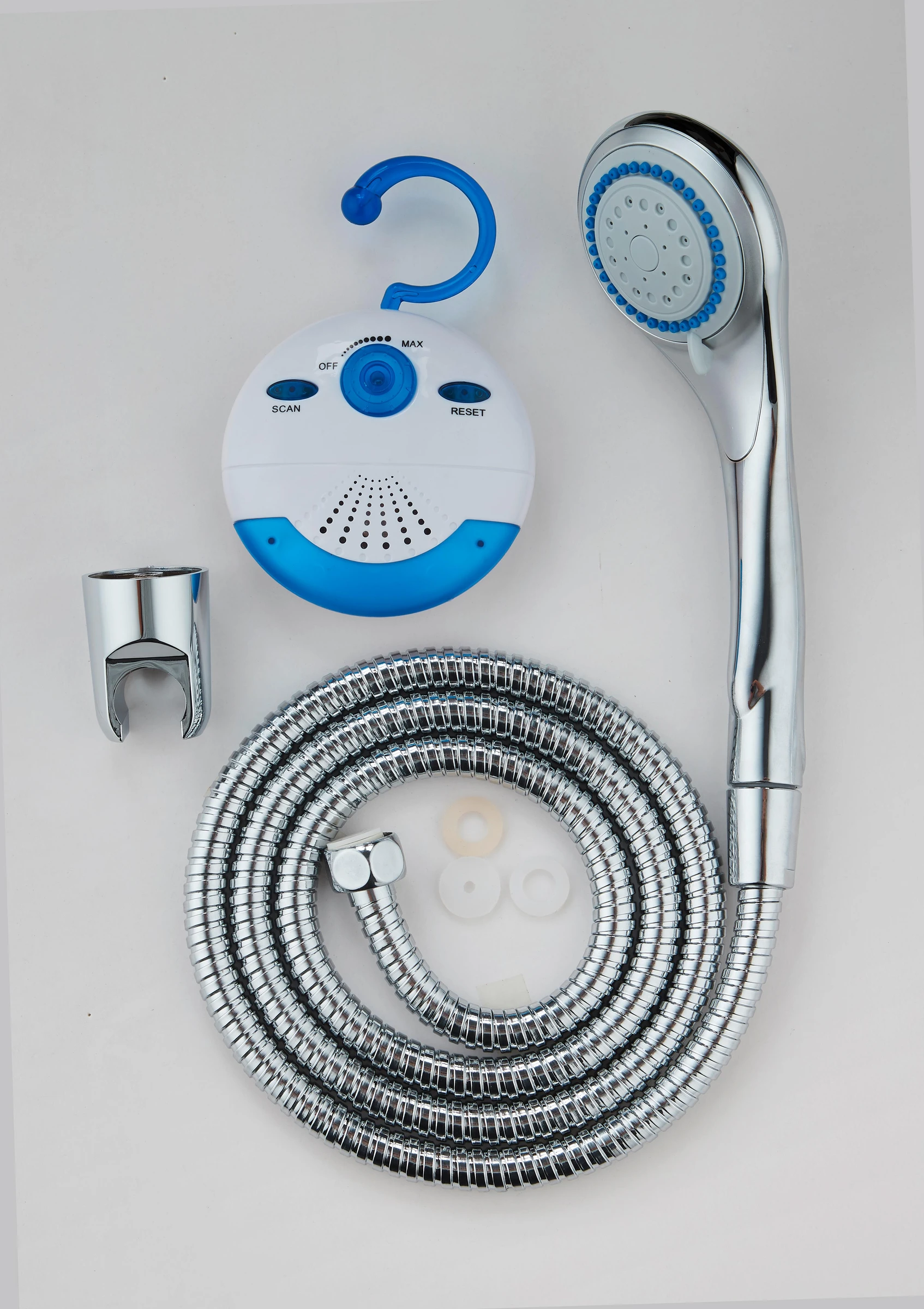 SHOWER&SWING Handbrause-Set, Chrom, mit Duschradio